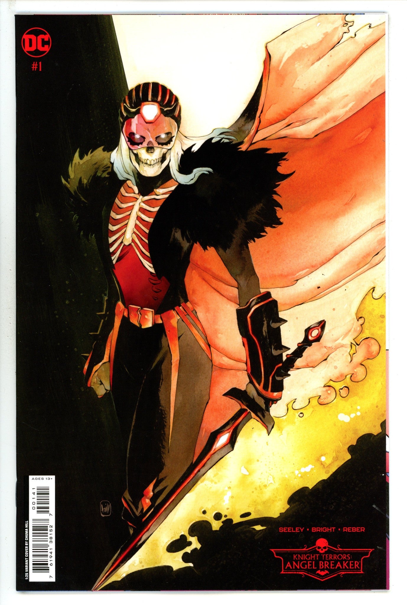 Knight Terrors Angel Breaker 1 Hill Incentive Variant NM+ (2023)