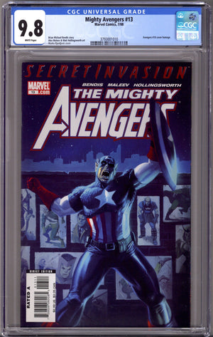 The Mighty Avengers Vol 1 13 CGC 9.8 (NM/M) (2008)