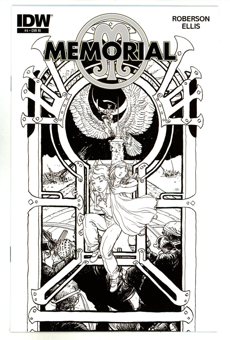 Memorial 4 High Grade (2012) Kaluta B&W Incentive Variant 