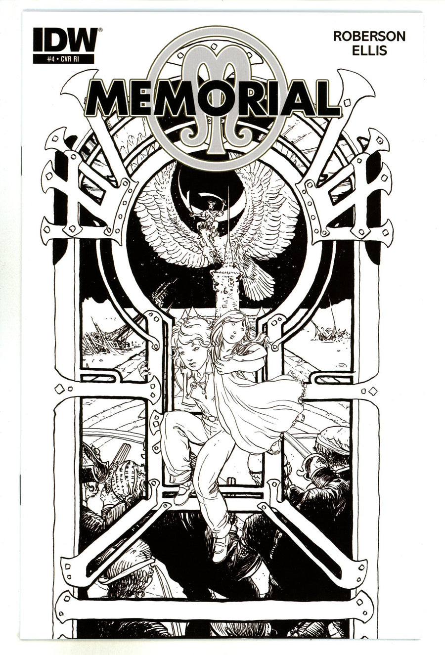 Memorial 4 High Grade (2012) Kaluta B&W Incentive Variant 