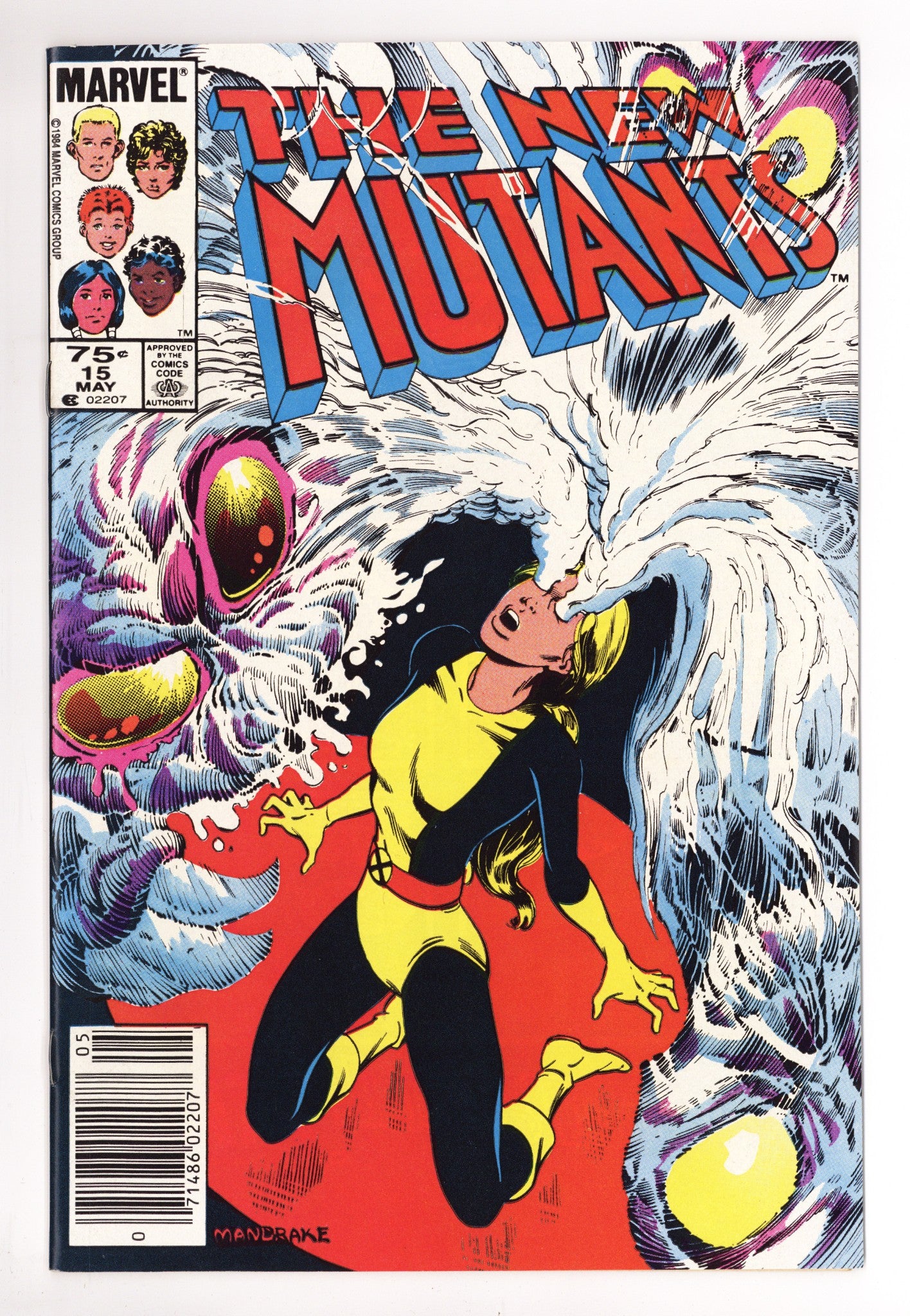 The New Mutants Vol 1 15 NM- (9.2) (1984) Canadian Price Variant 