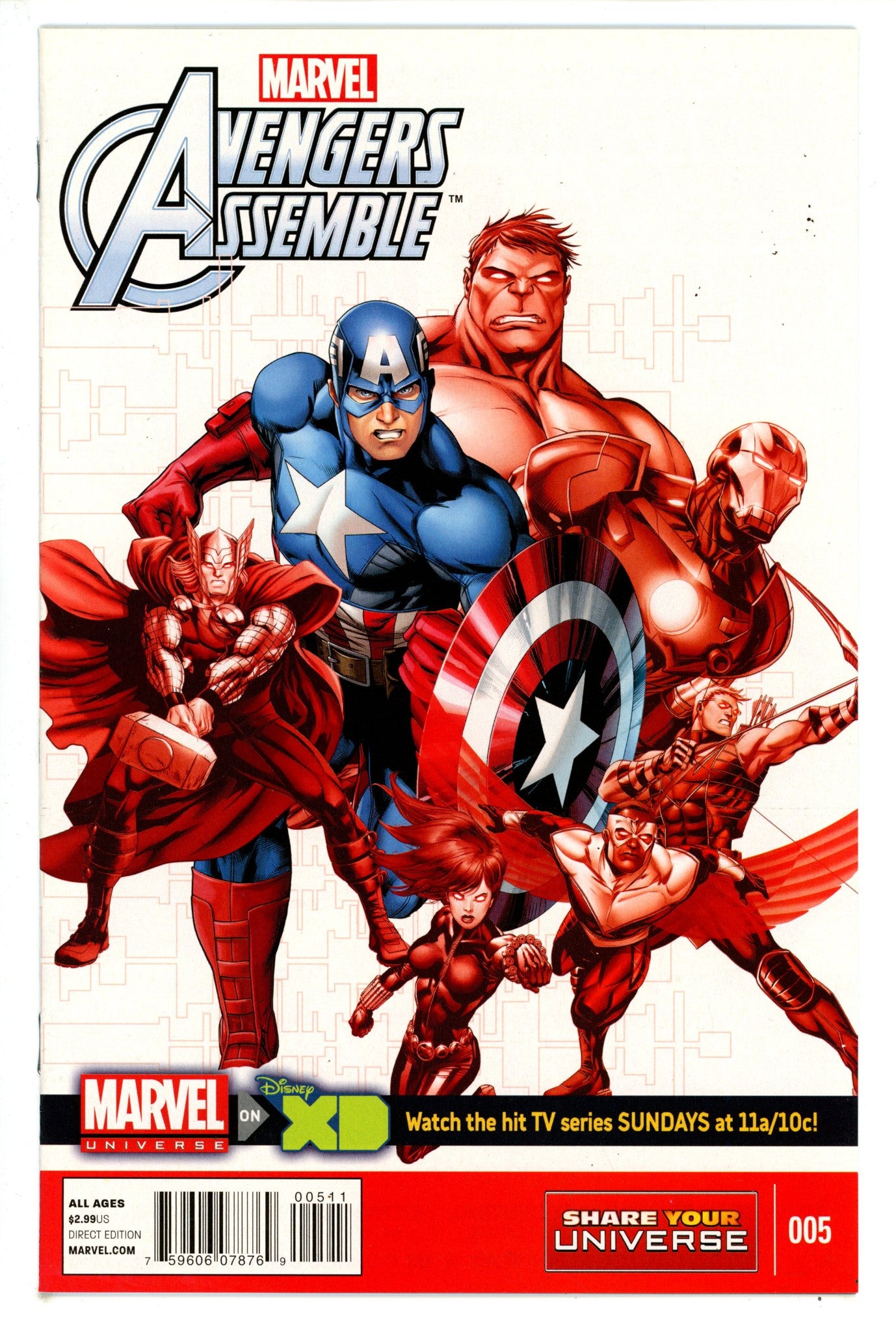 Marvel Universe Avengers Assemble 5 High Grade (2014)