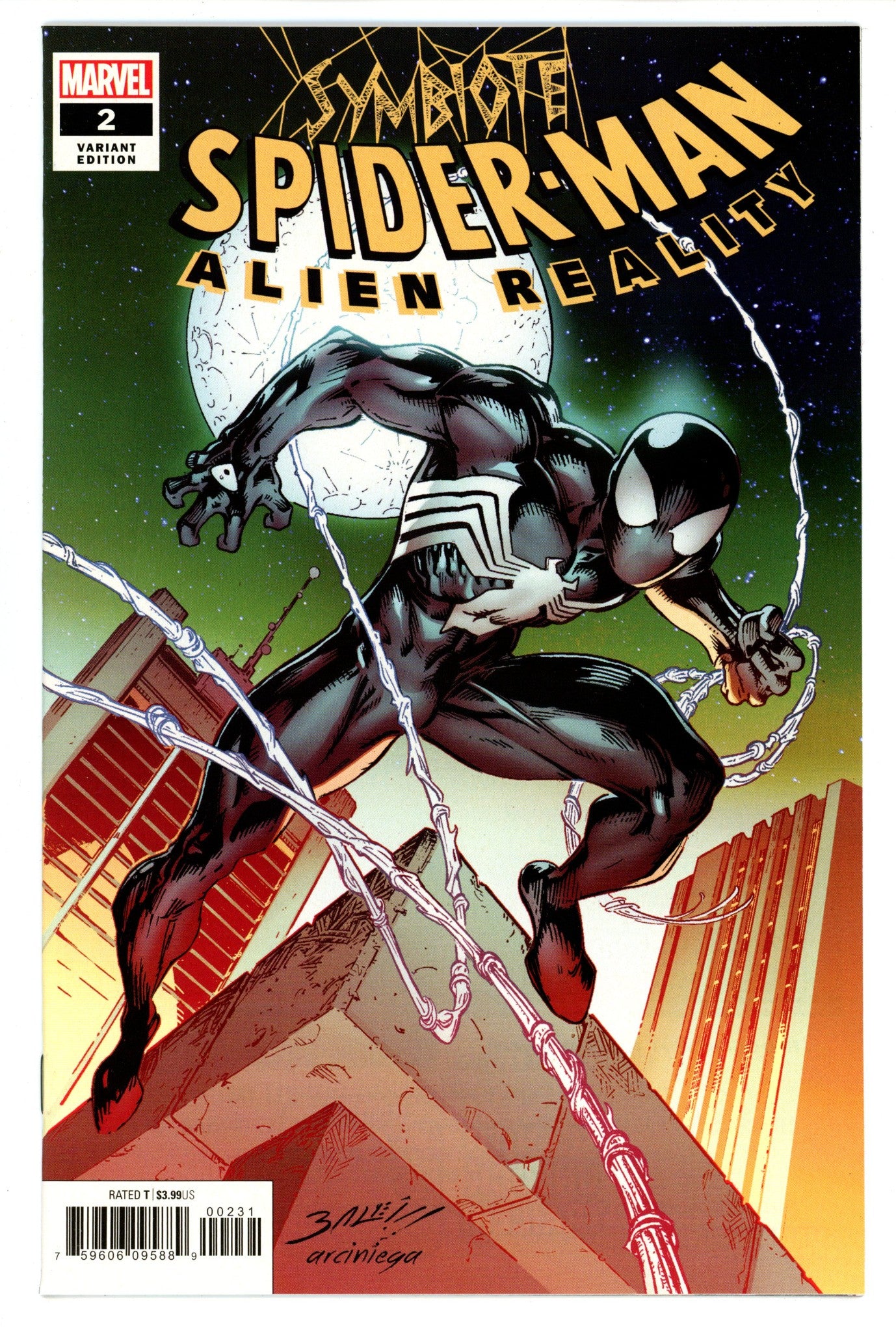 Symbiote Spider-Man: Alien Reality 2 High Grade (2020) Bagley Variant 