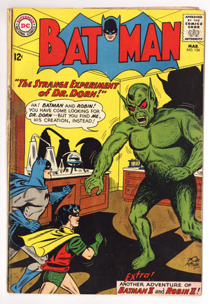 Batman Vol 1 154 VG- (3.5) (1963)