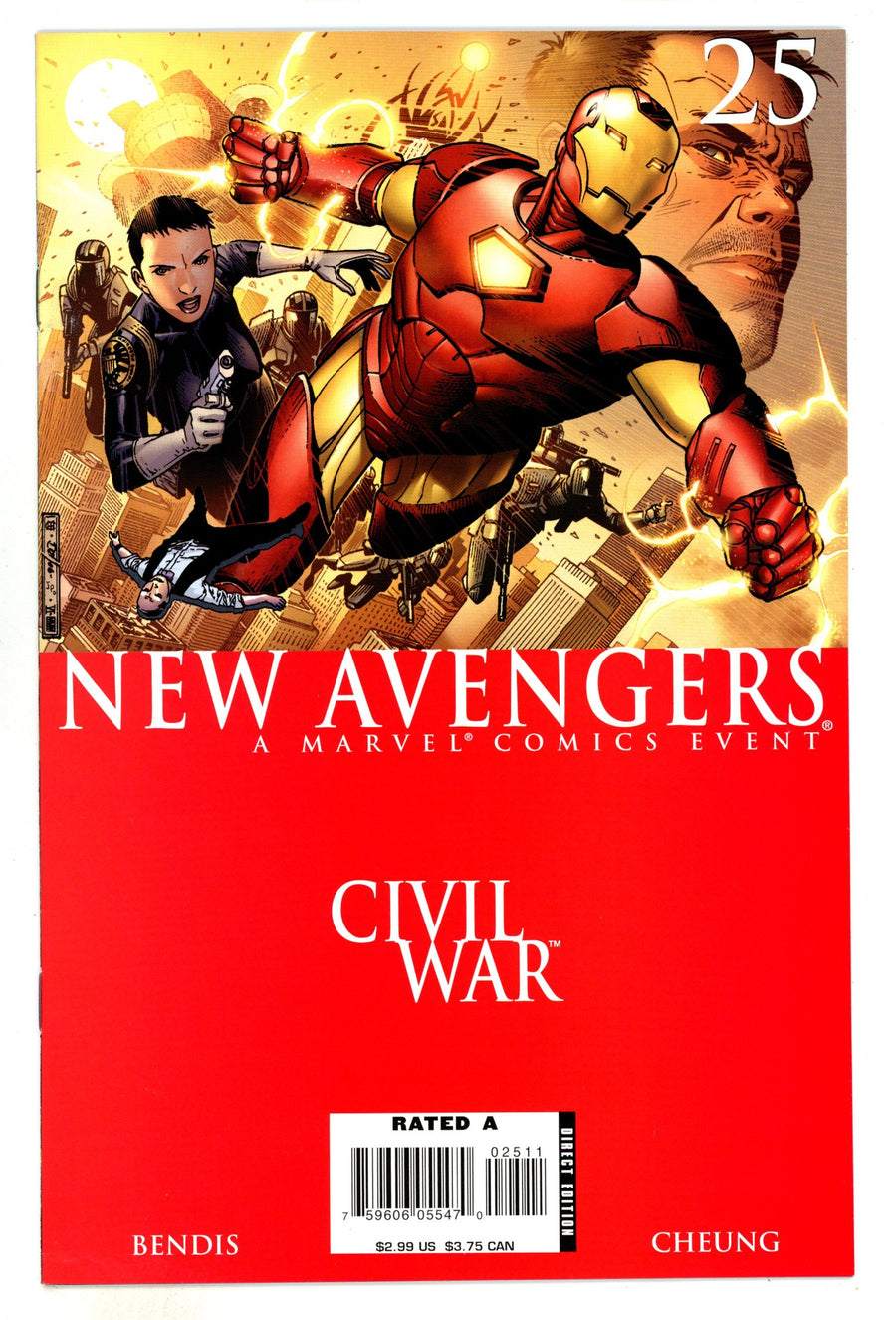 New Avengers Vol 1 25  High Grade  (2006)  