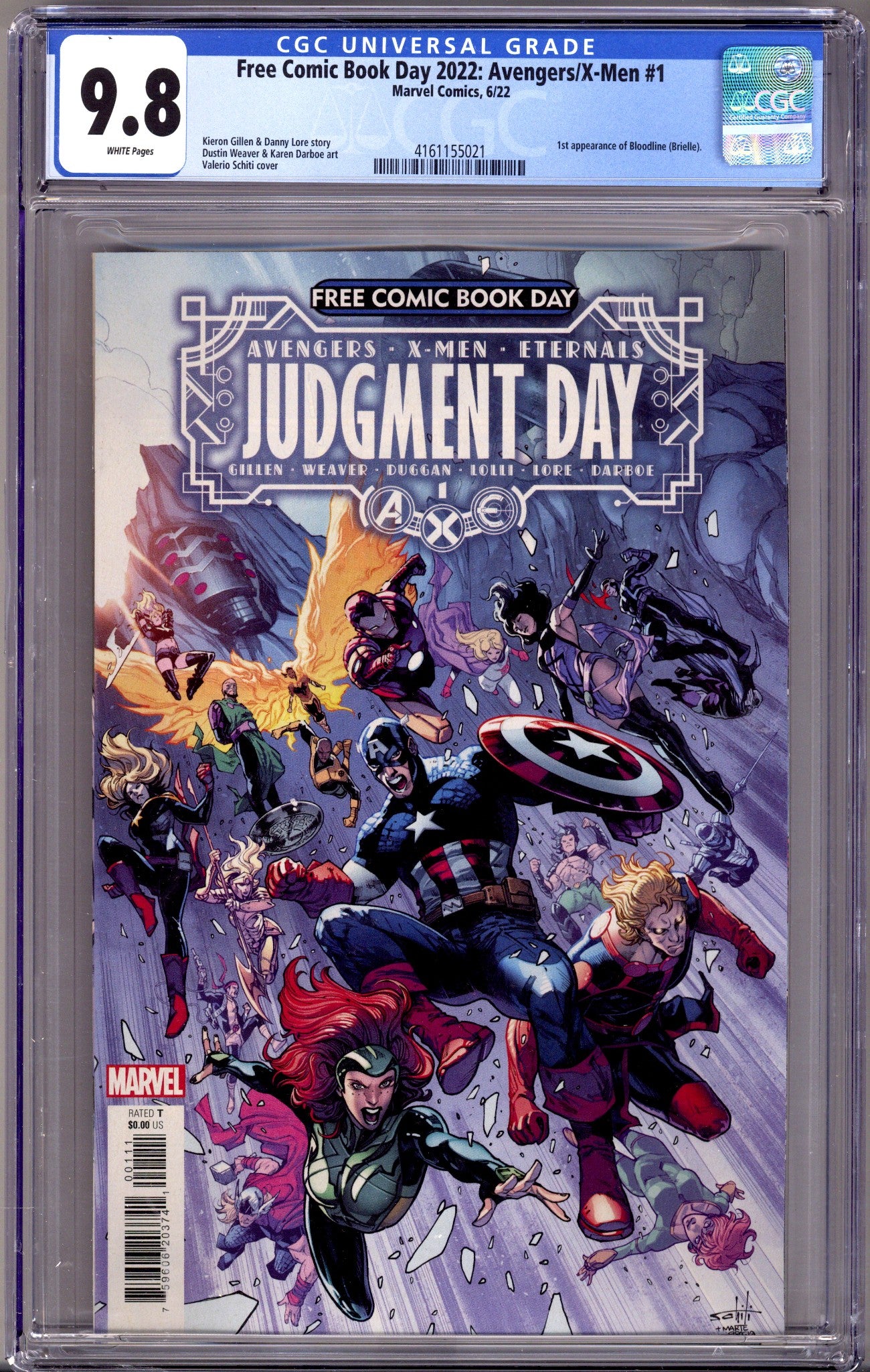 Free Comic Book Day 2022: Avengers / X-Men   1 CGC 9.8 (NM/M)   (2022)        
