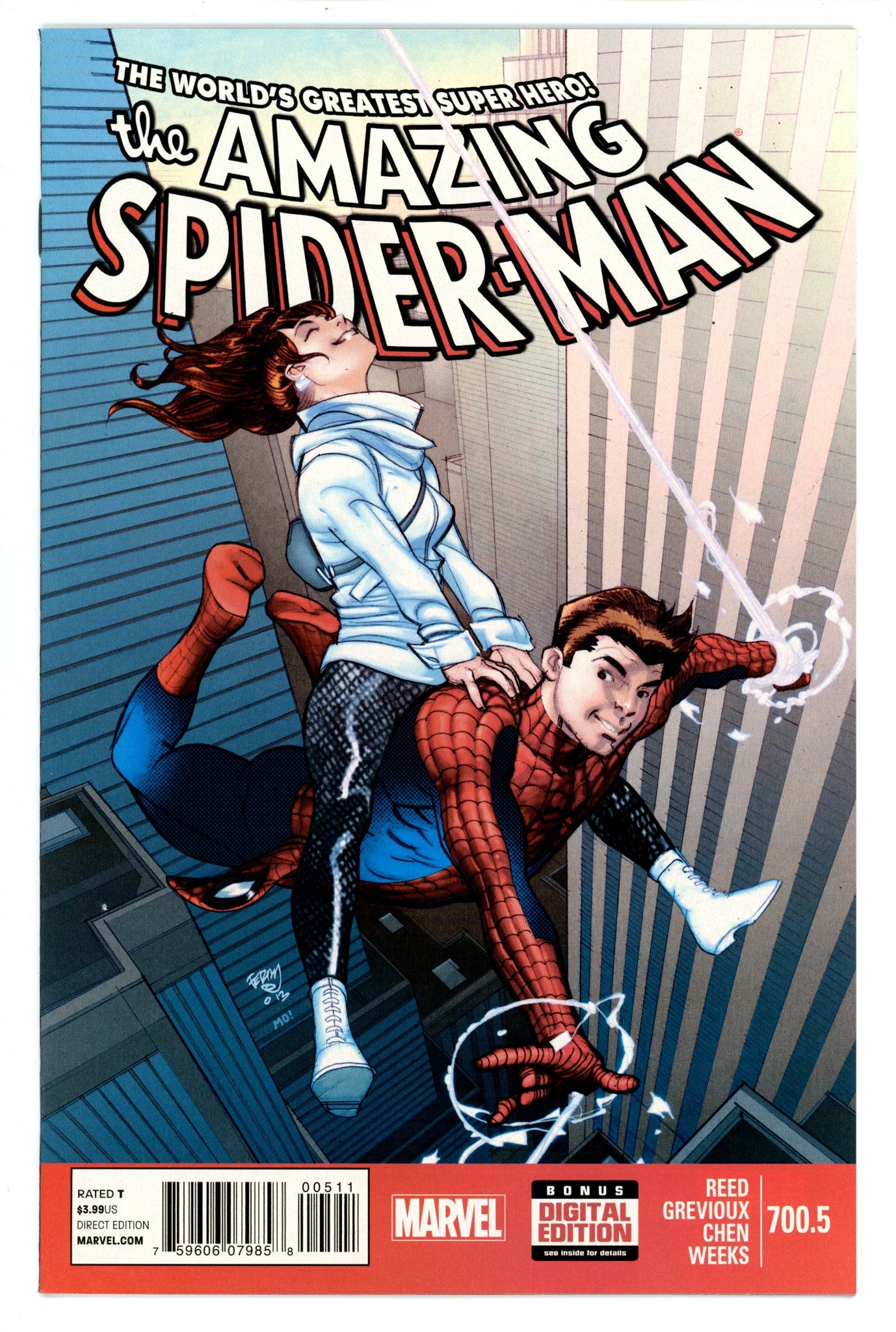 The Amazing Spider-Man Vol 2 700.5Mid Grade(2014)