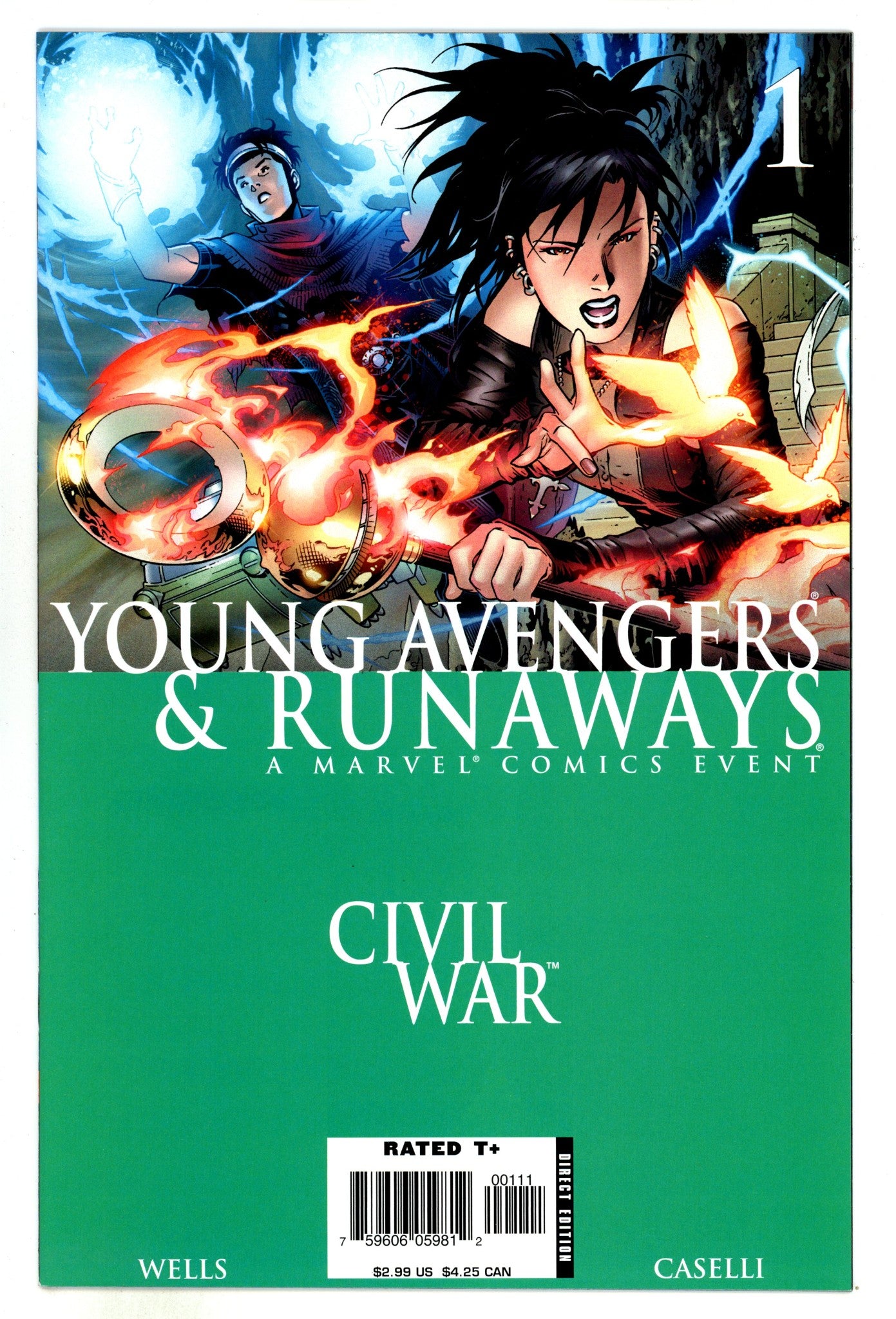 Civil War: Young Avengers & Runaways 1 High Grade (2006) 
