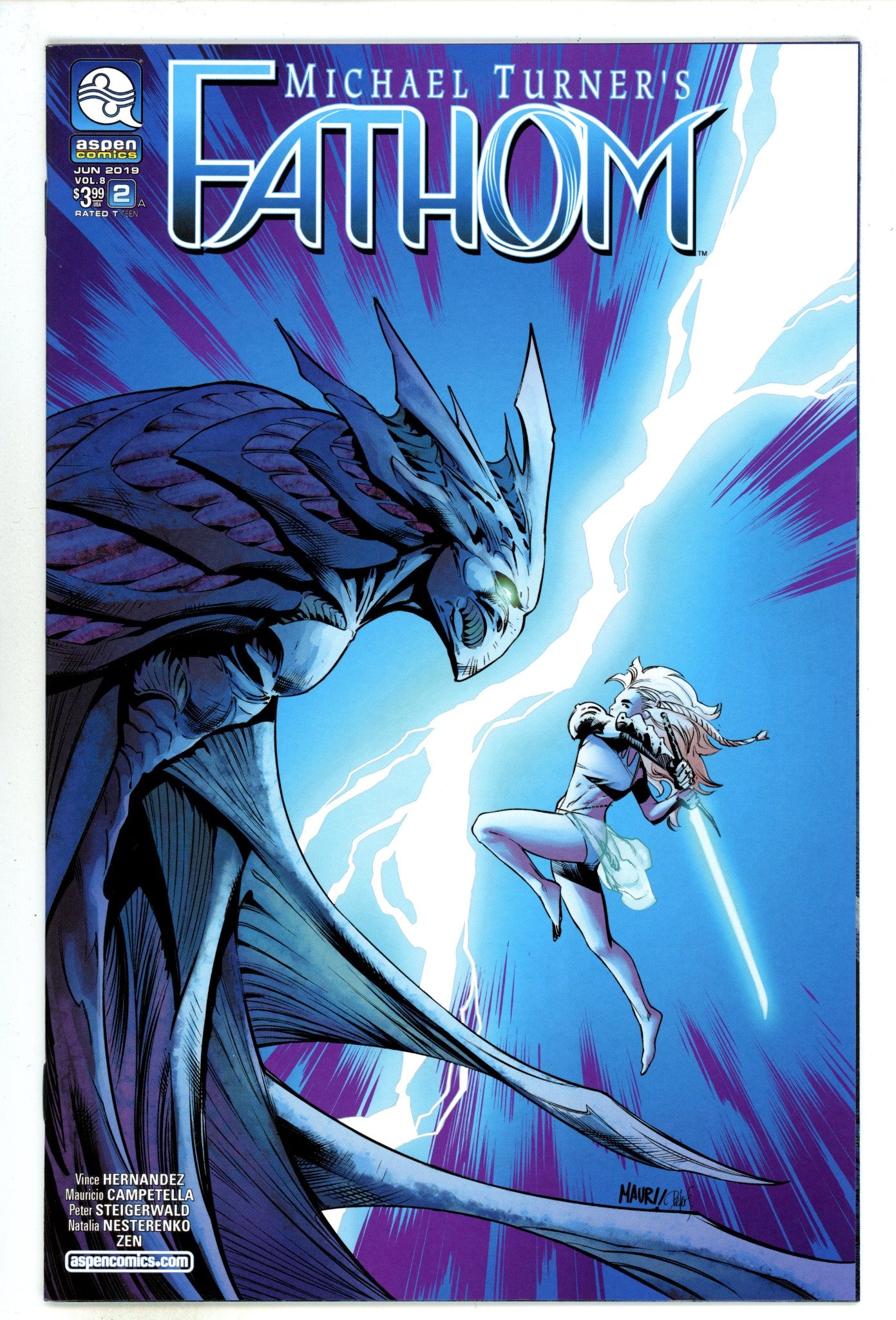 Michael Turner's Fathom Vol 8 2 High Grade (2019) 