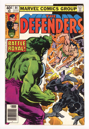 The Defenders Vol 1 84 Low Grade (1980) Newsstand 
