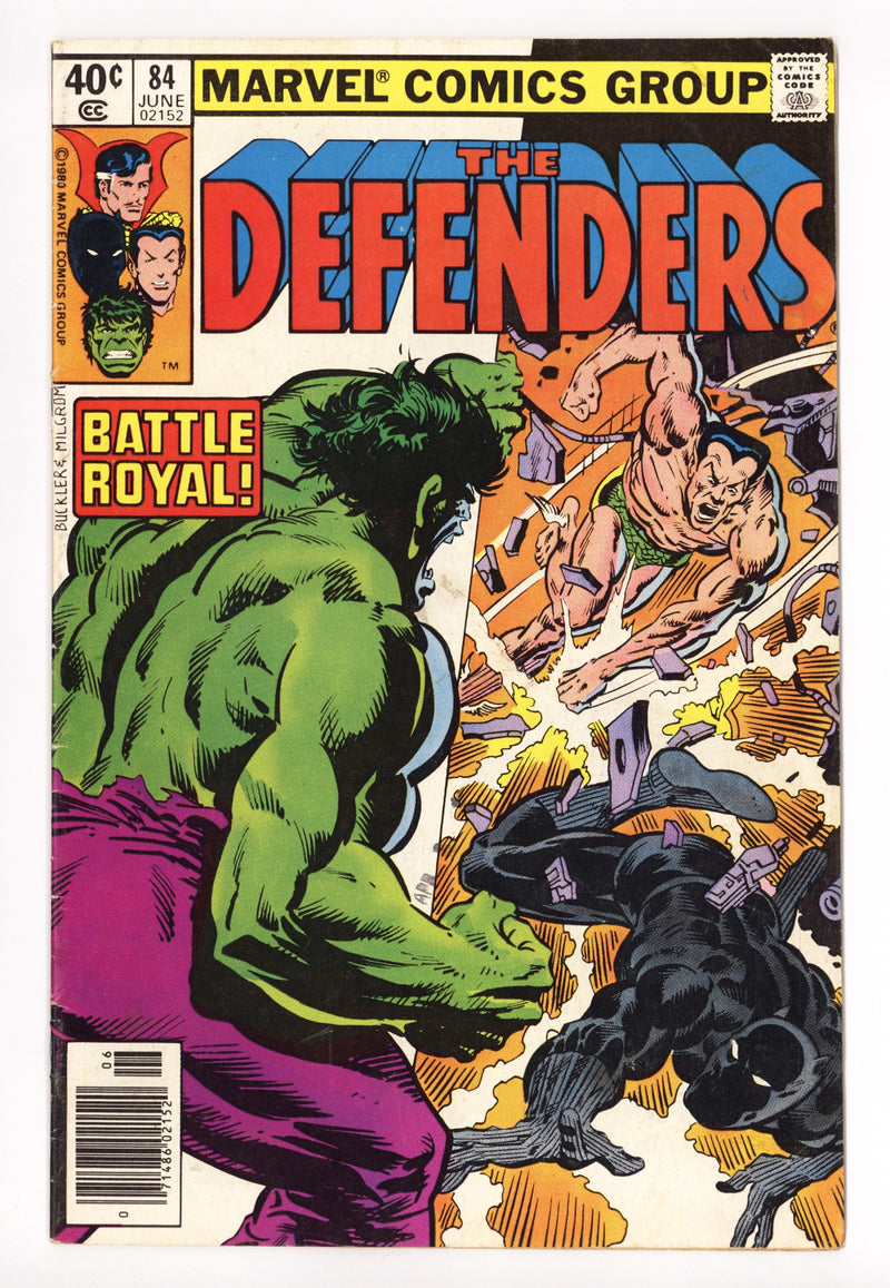 The Defenders Vol 1 84 Low Grade (1980) Newsstand 