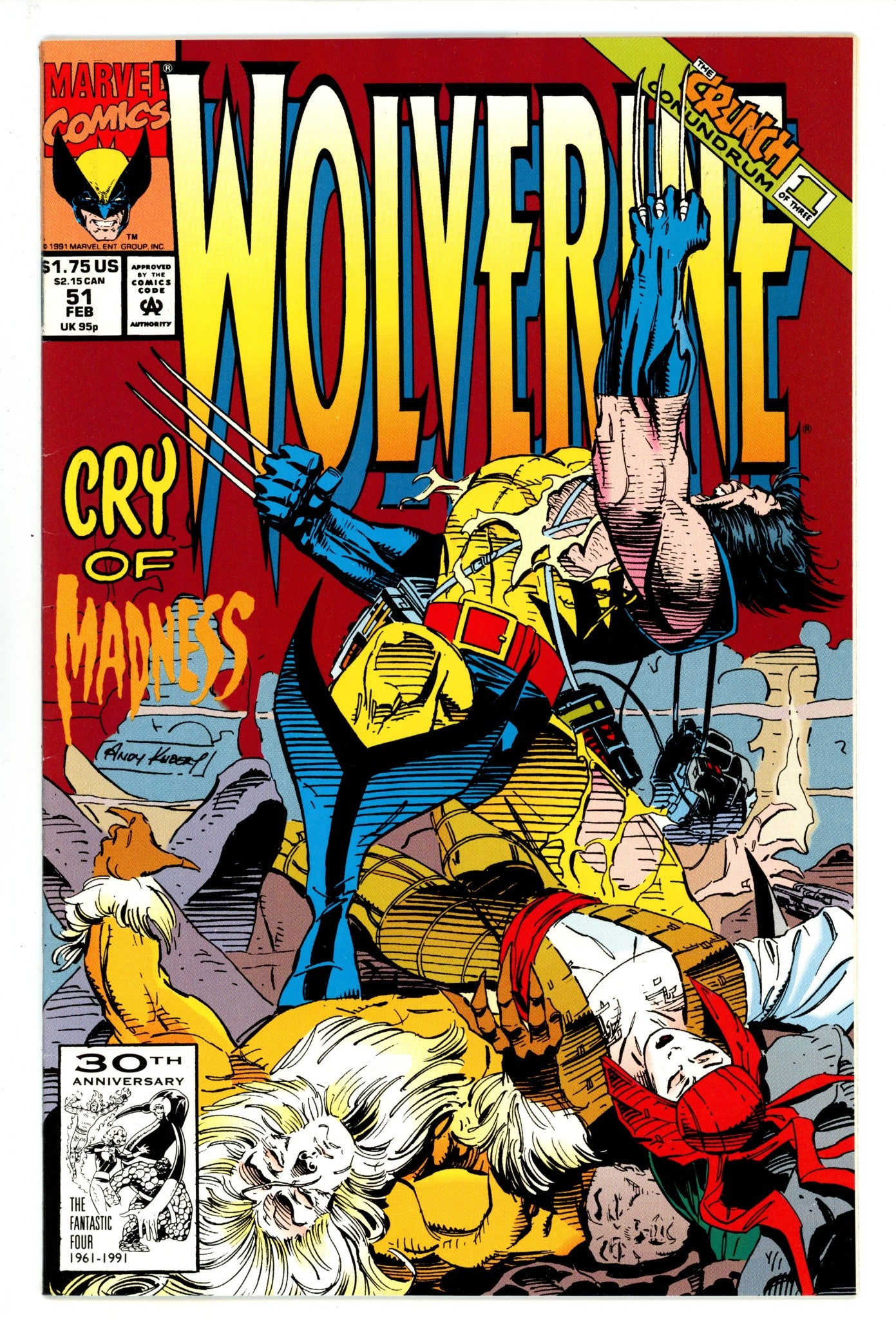 Wolverine Vol 2 51 Mid Grade (1992) 
