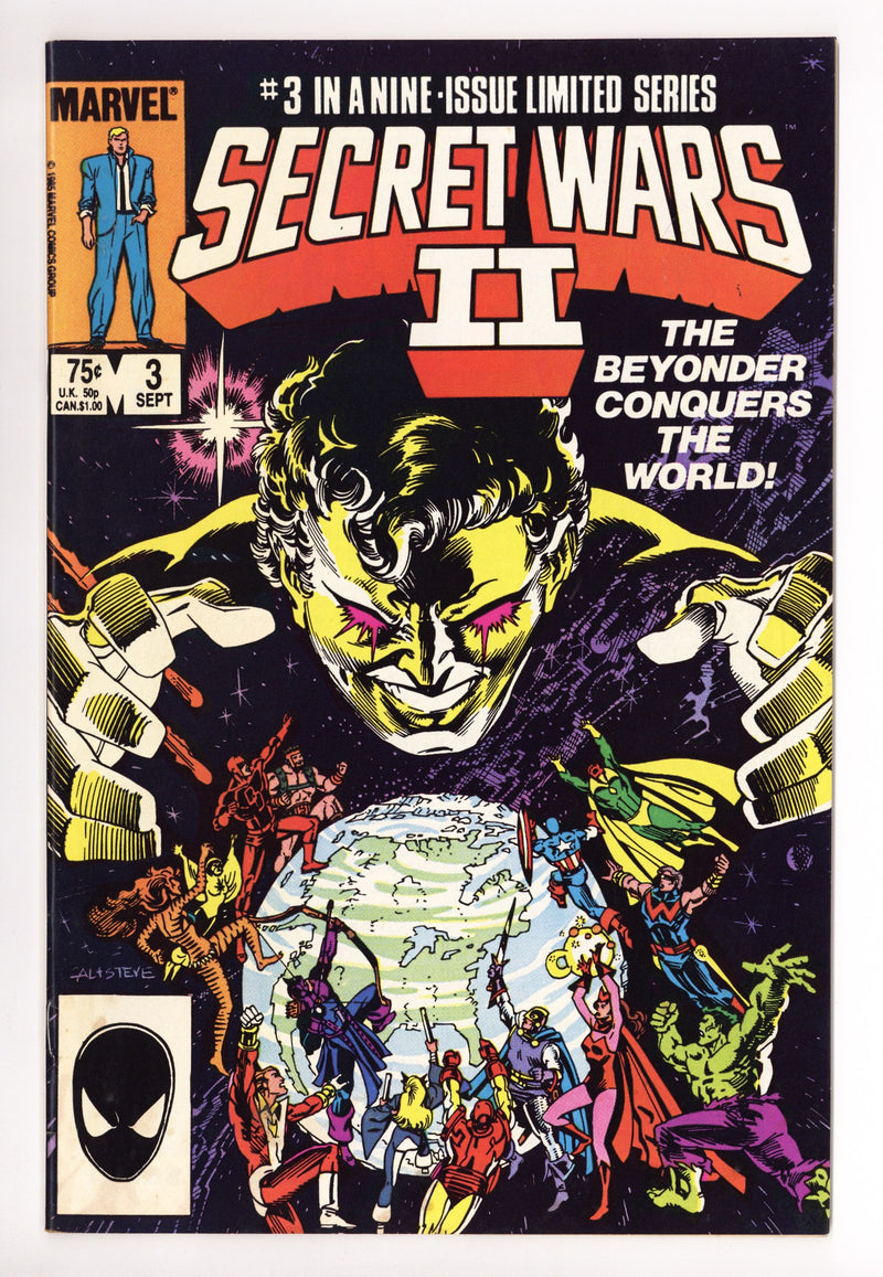 Secret Wars II 3 Low Grade (1985) 