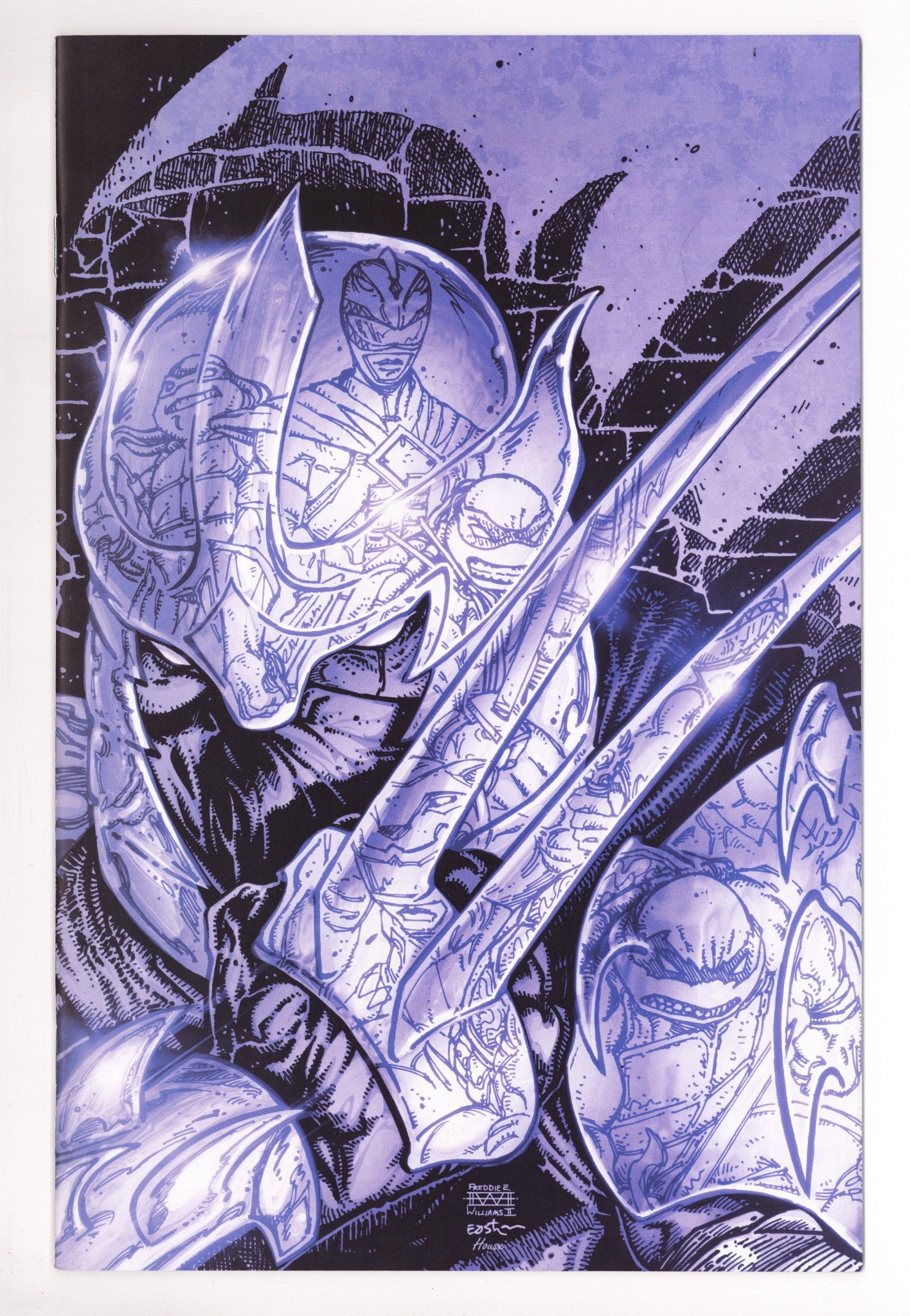 Mighty Morphin Power Rangers / Teenage Mutant Ninja Turtles II 1 High Grade (2023) II Variant 