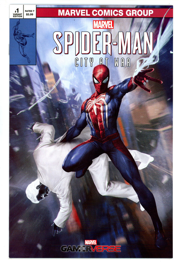 Marvel's Spider-Man: City at War 1 NM (9.4) (2019) Srisuwan Exclusive Variant