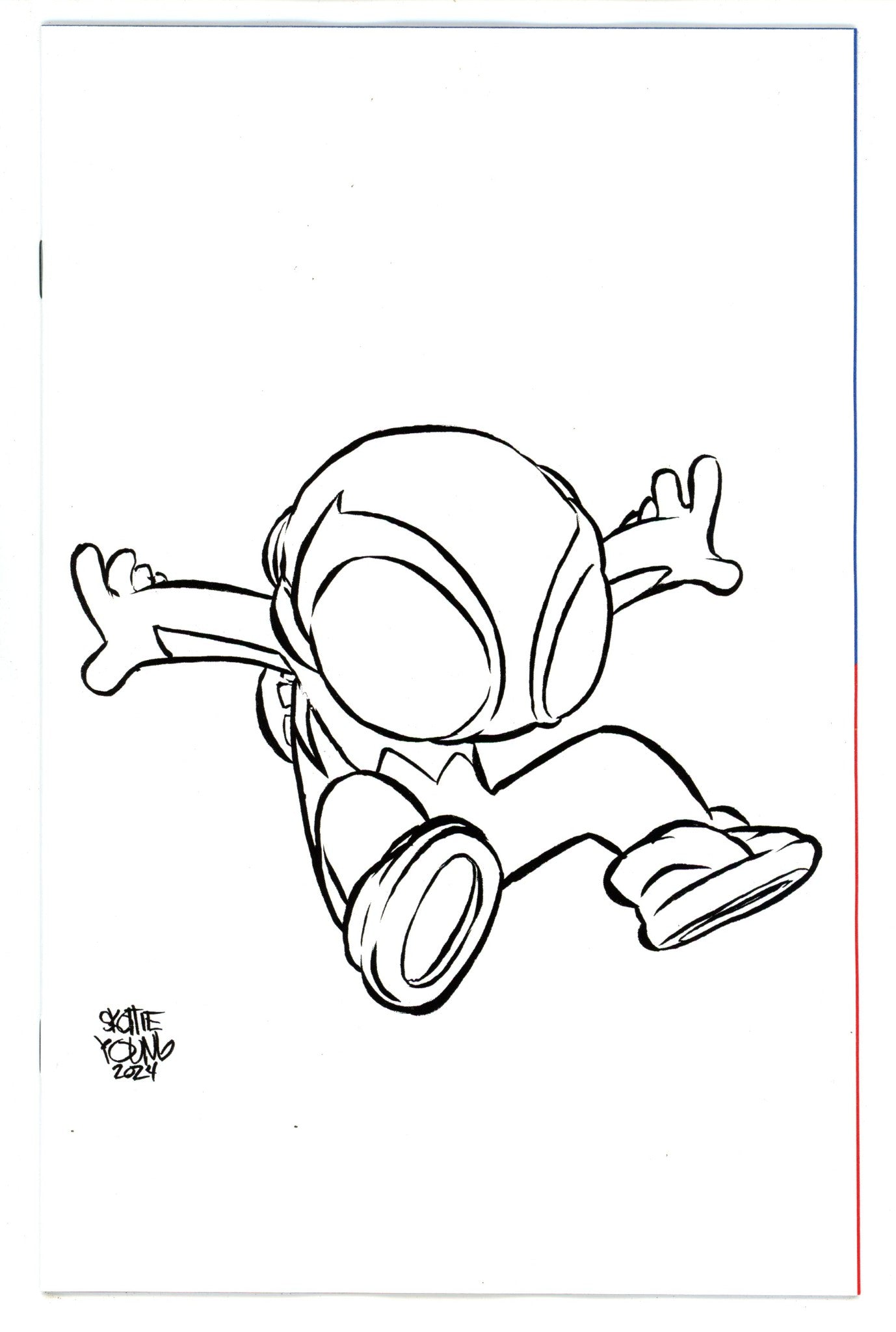 Spider-Boy 8 Young Virgin B&W Incentive Variant VF/NM (2024)