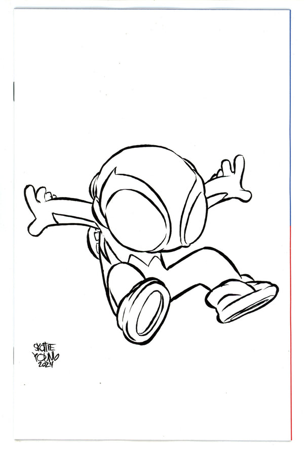 Spider-Boy 8 Young Virgin B&W Incentive Variant VF/NM (2024)
