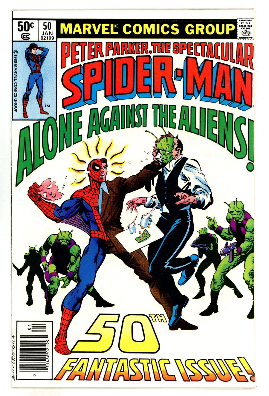 The Spectacular Spider-Man Vol 1 50  FN (6.0)  (1981)  Newsstand  