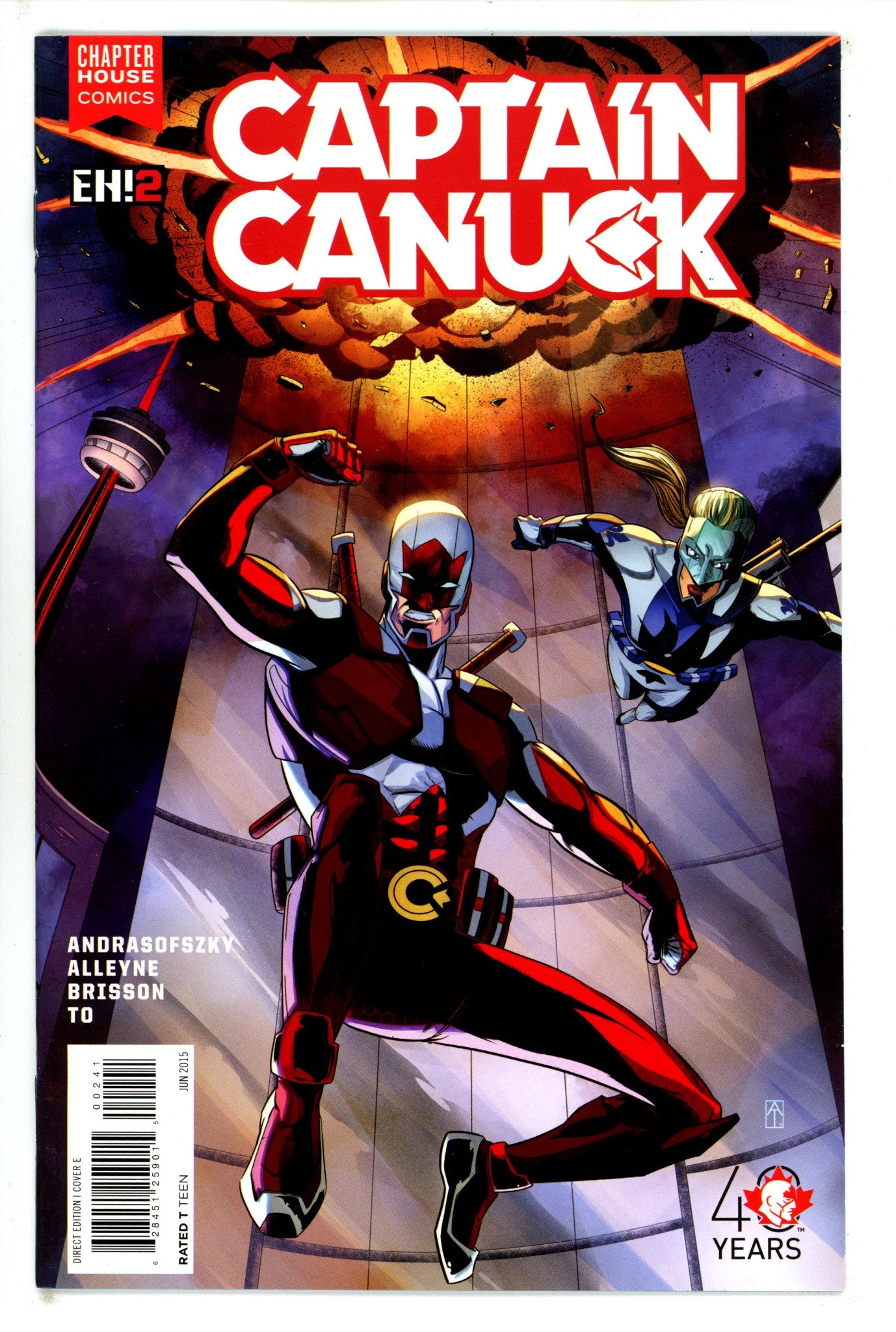 Captain Canuck Vol 1 2 Thomas Variant (2015)