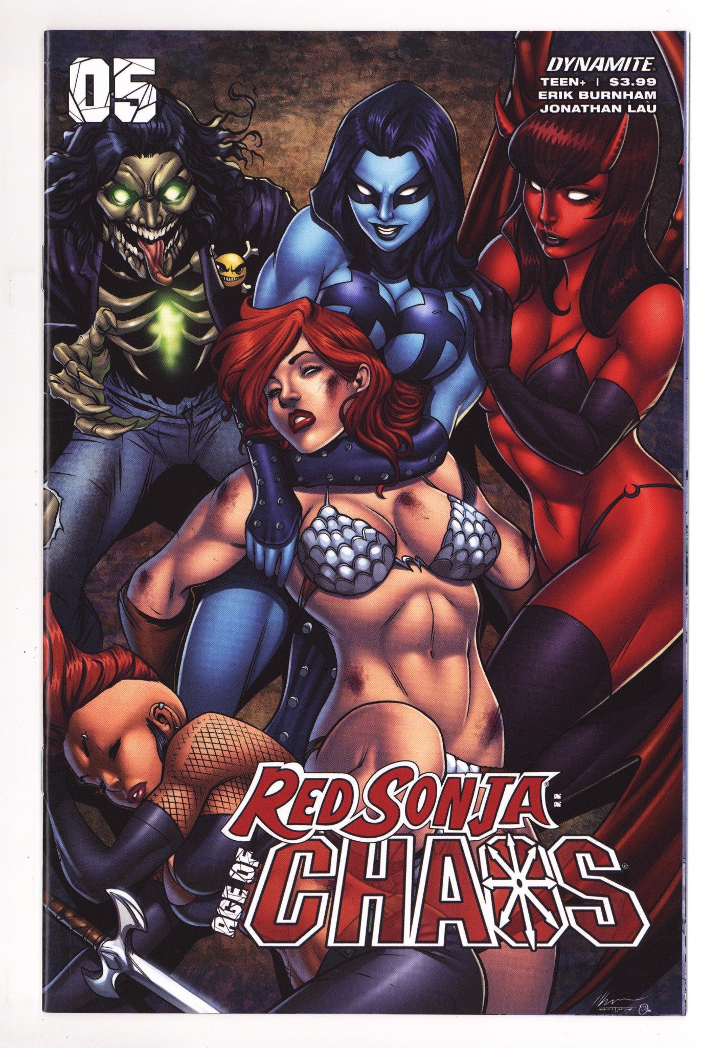 Red Sonja: Age of Chaos 5 High Grade (2020) Garza Variant 