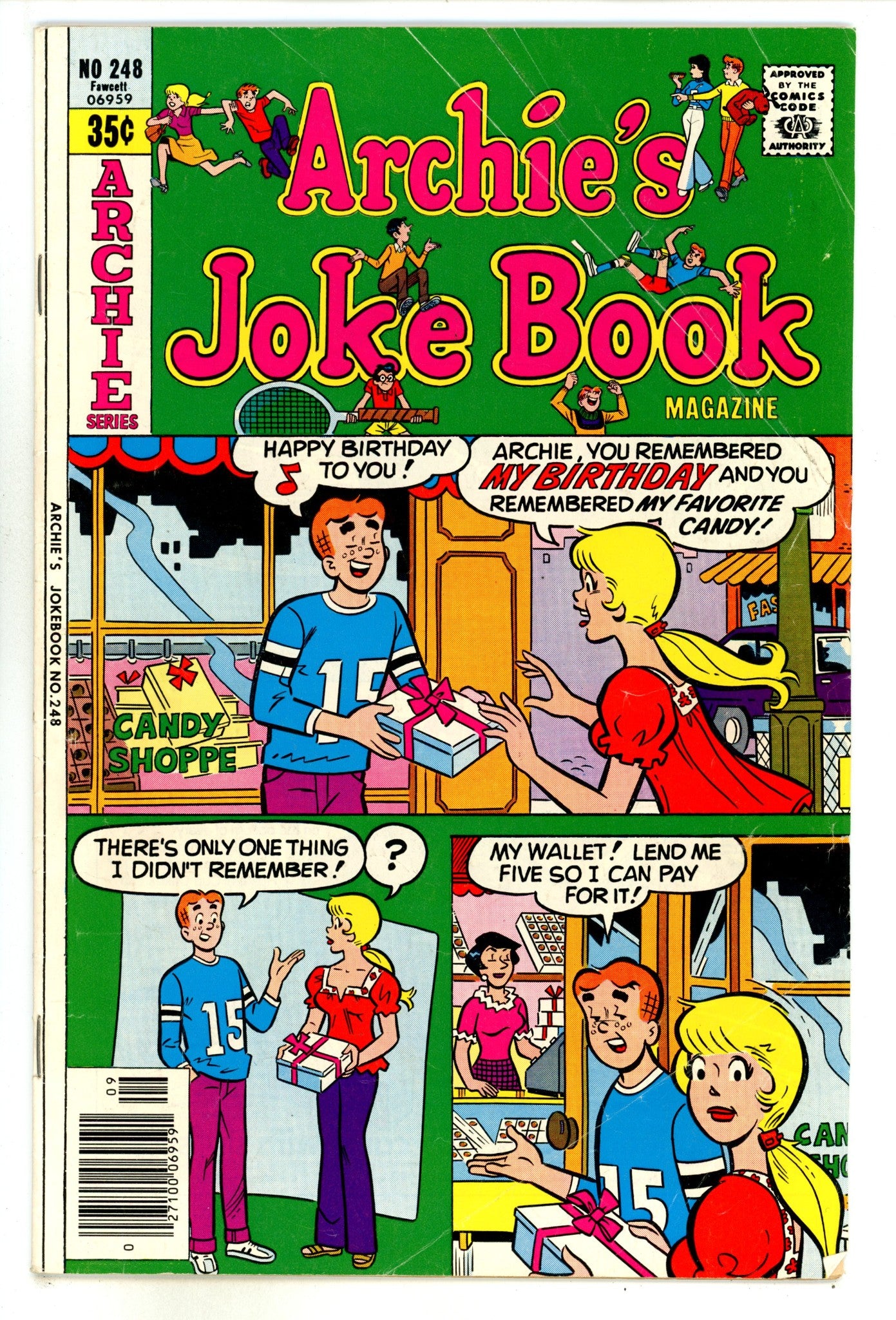 Archie's Joke Book Magazine 248 Low Grade (1978) 