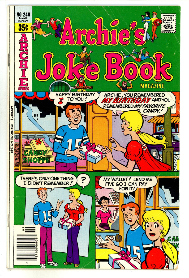 Archie's Joke Book Magazine 248 Low Grade (1978) 