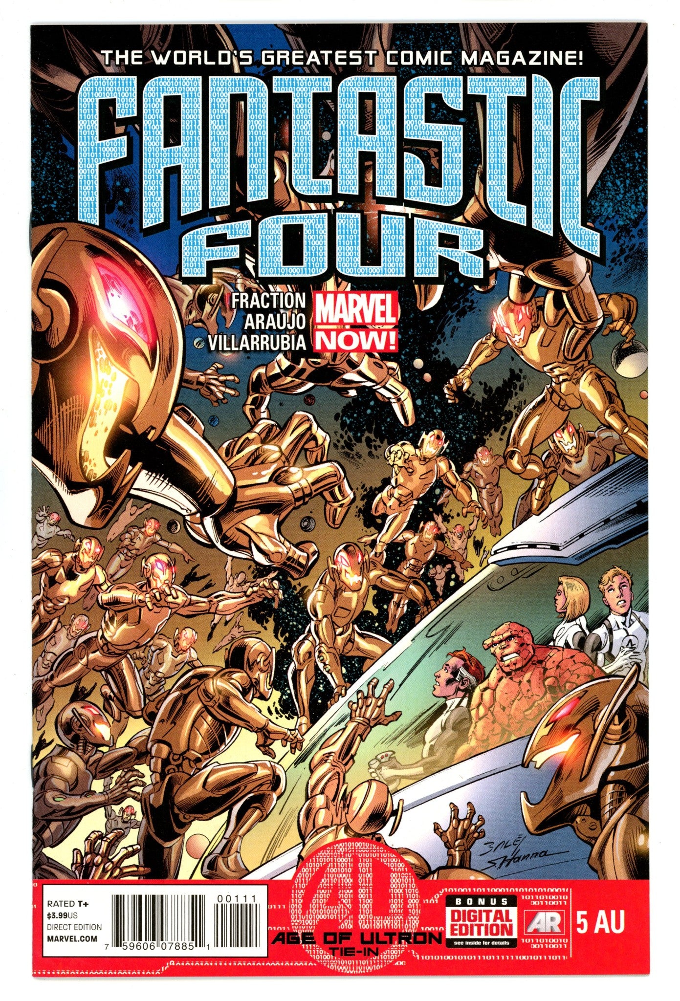 Fantastic Four Vol 4 5AU High Grade (2013) 