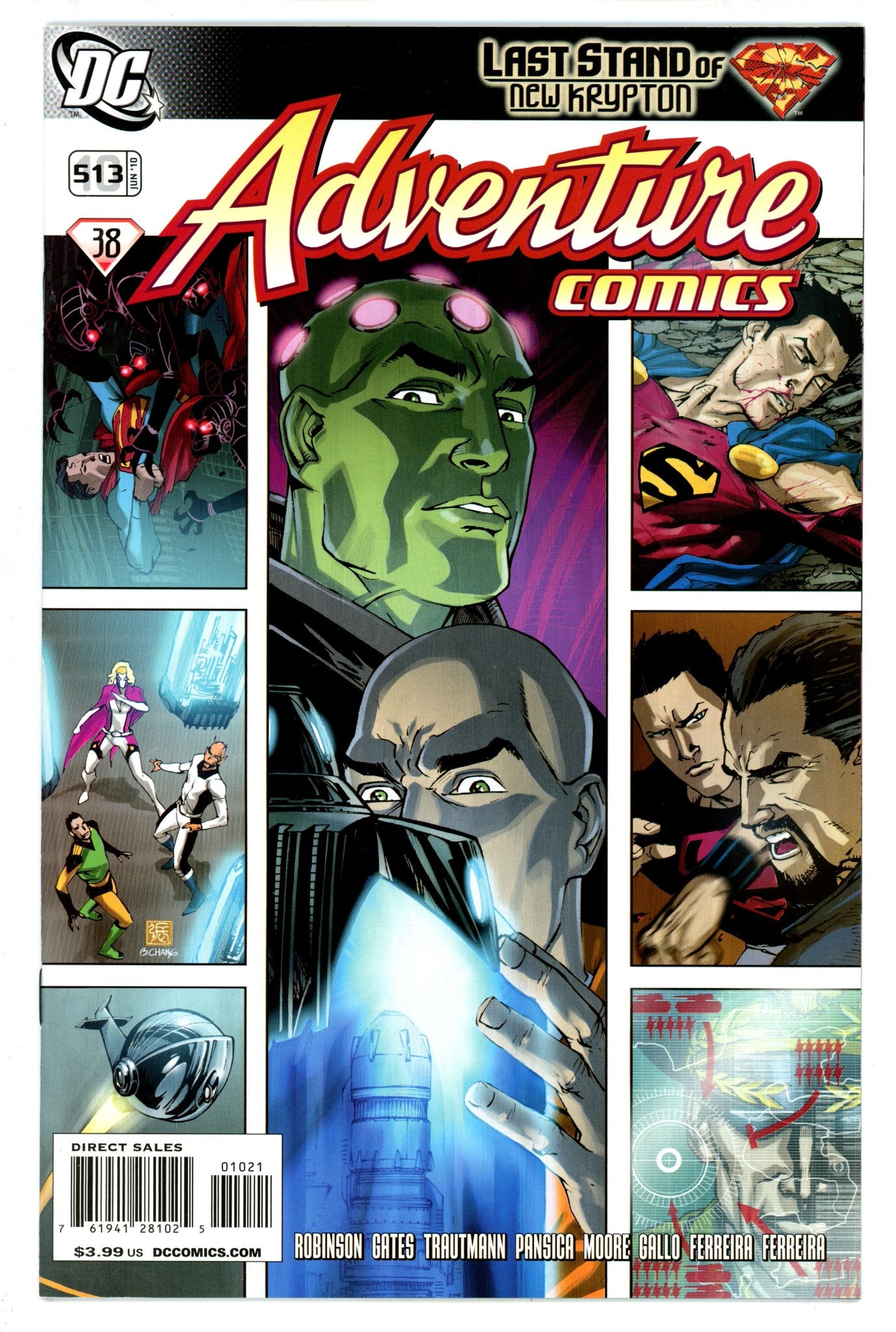 Adventure Comics Vol 3 10 / 513 High Grade (2010) Chang Incentive Variant 