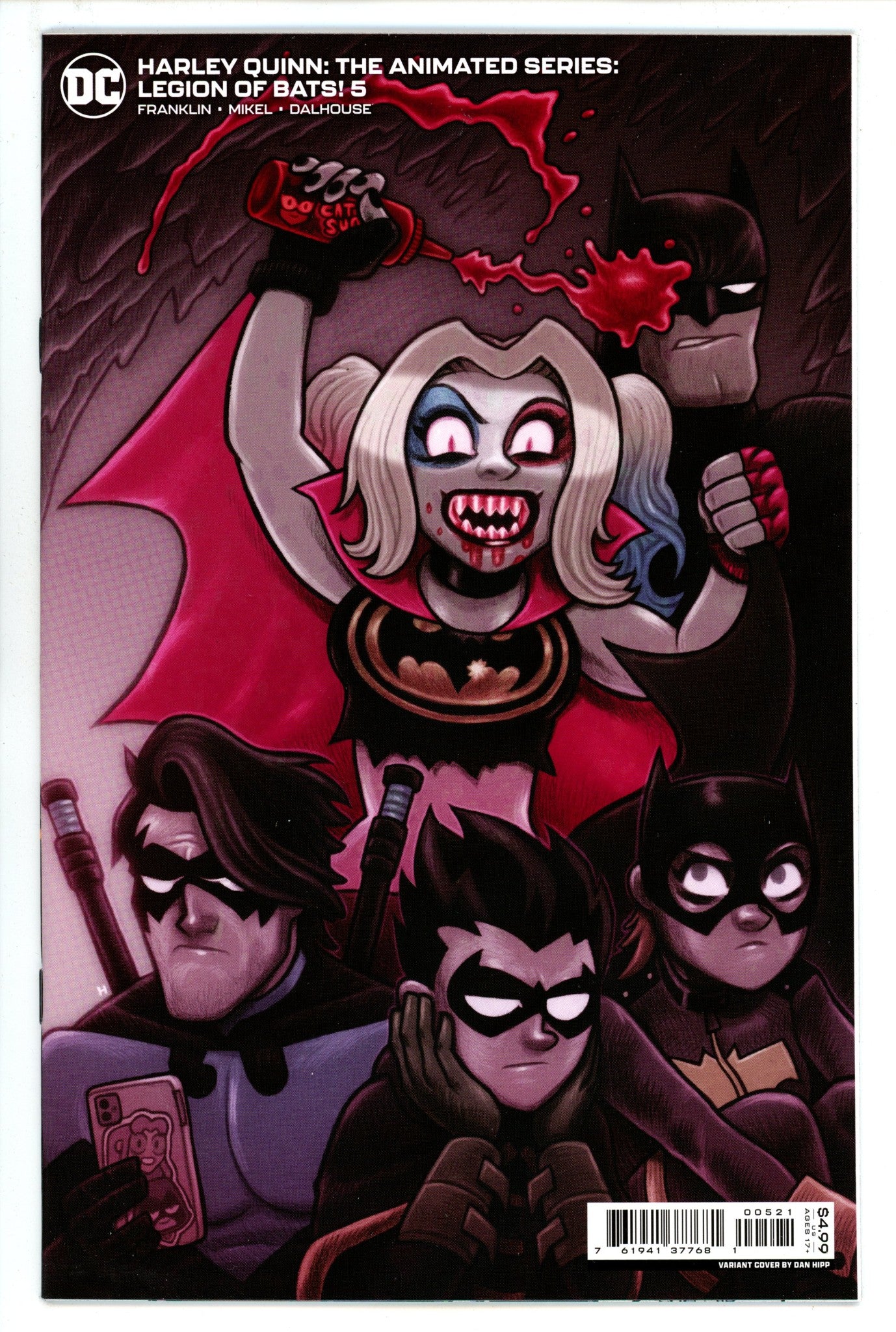 Harley Quinn: The Animated Series: Legion of Bats! 5 High Grade (2023) Hipp Variant 