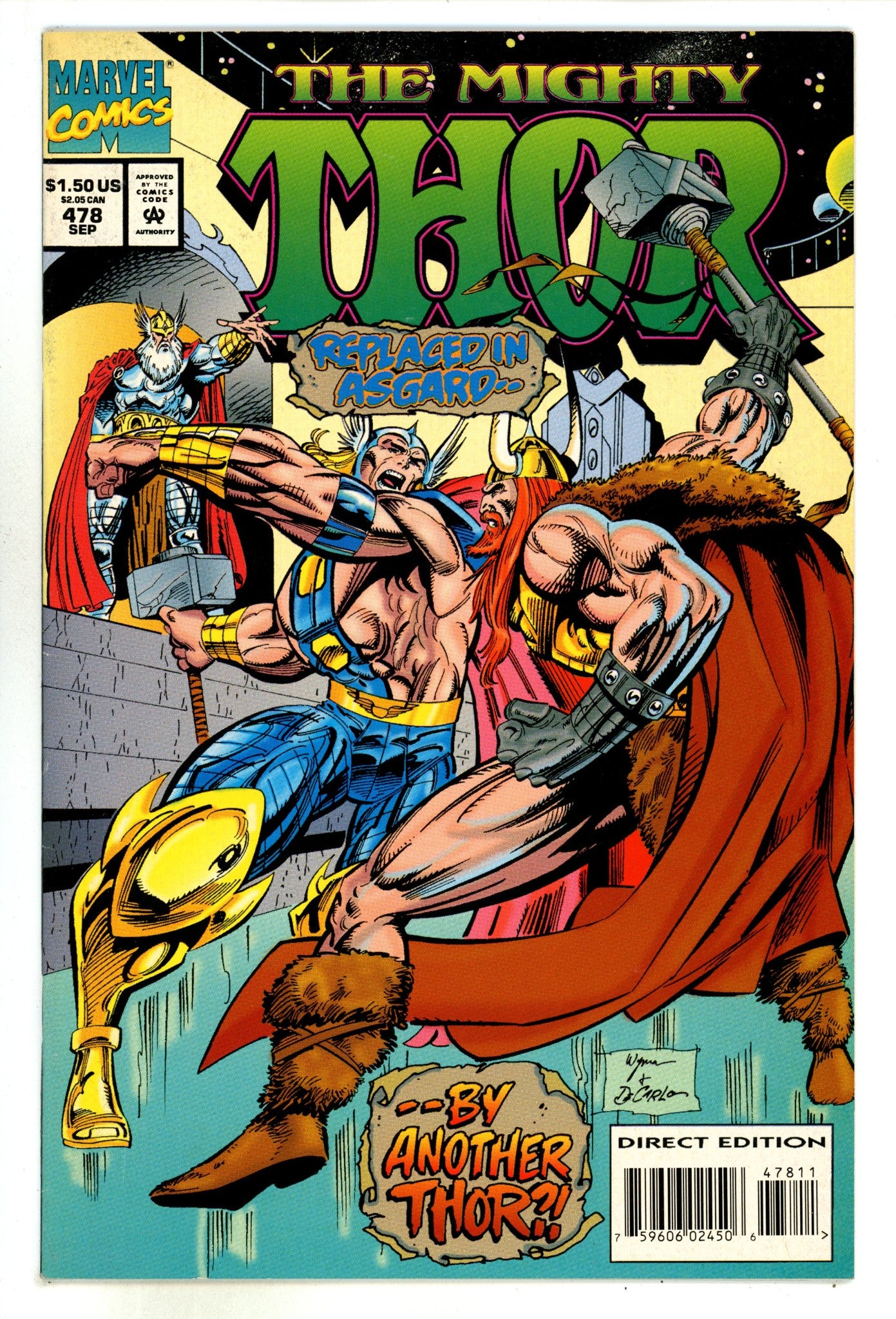 Thor Vol 1 478 High Grade (1994) 