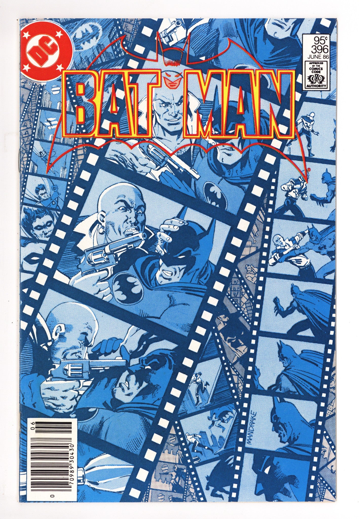 Batman Vol 1 396 NM- (9.2) (1986) Canadian Price Variant 