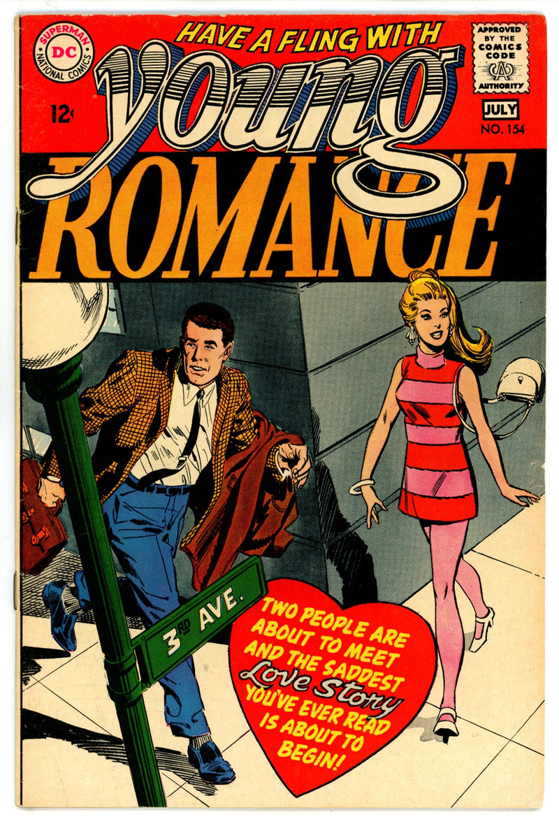 Young Romance 154 FN (6.0) (1968) 