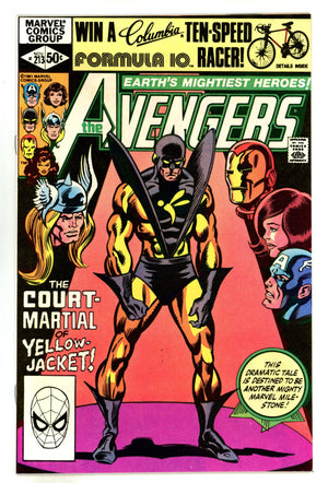 The Avengers Vol 1 213 NM- (9.2) (1981)