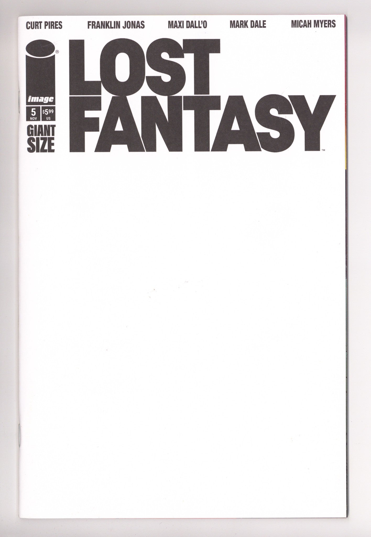 Lost Fantasy 5 Blank Variant (2025)