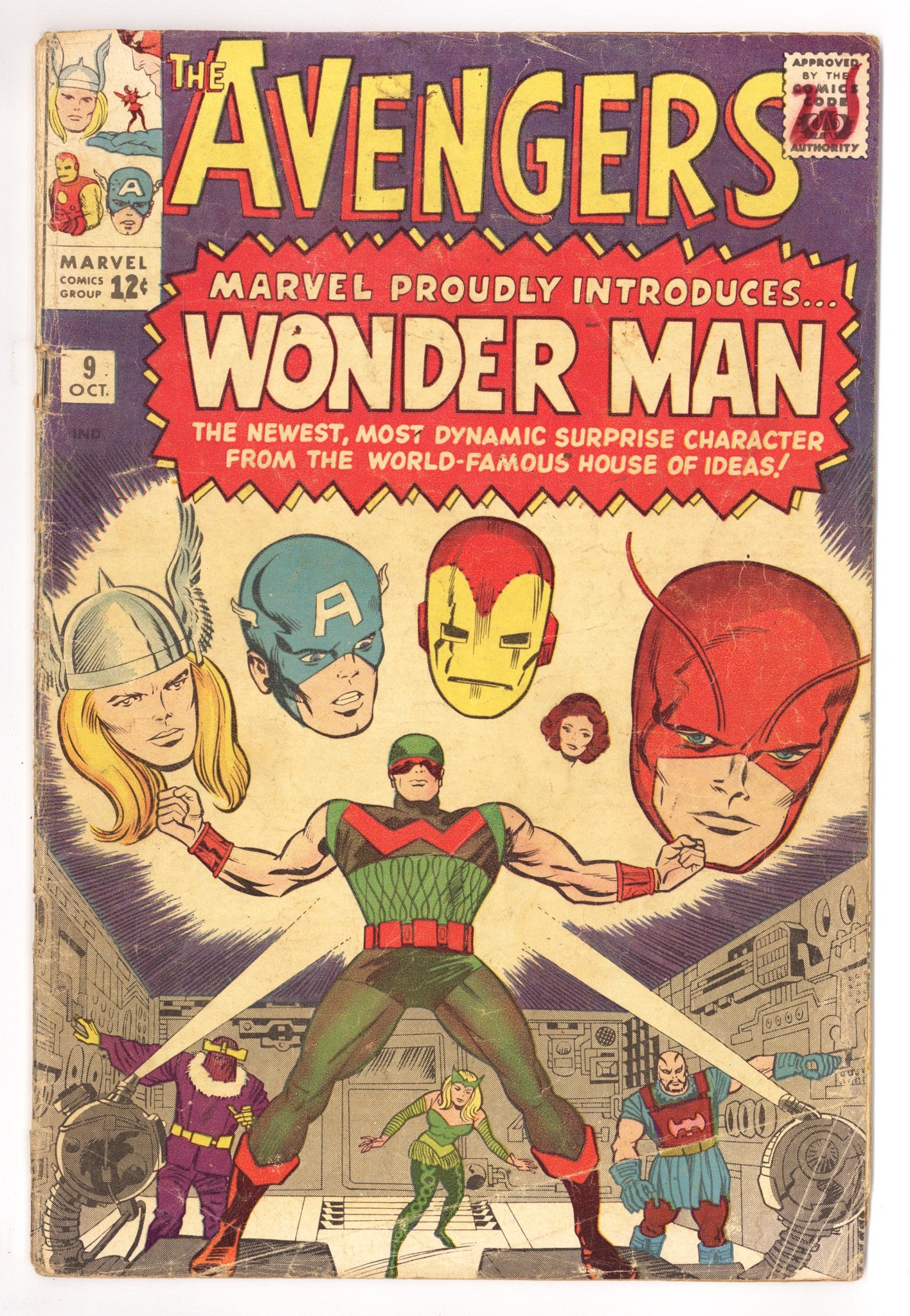 The Avengers Vol 1 9 GD (2.0) (1964) 
