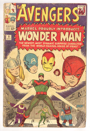 The Avengers Vol 1 9 GD (2.0) (1964)