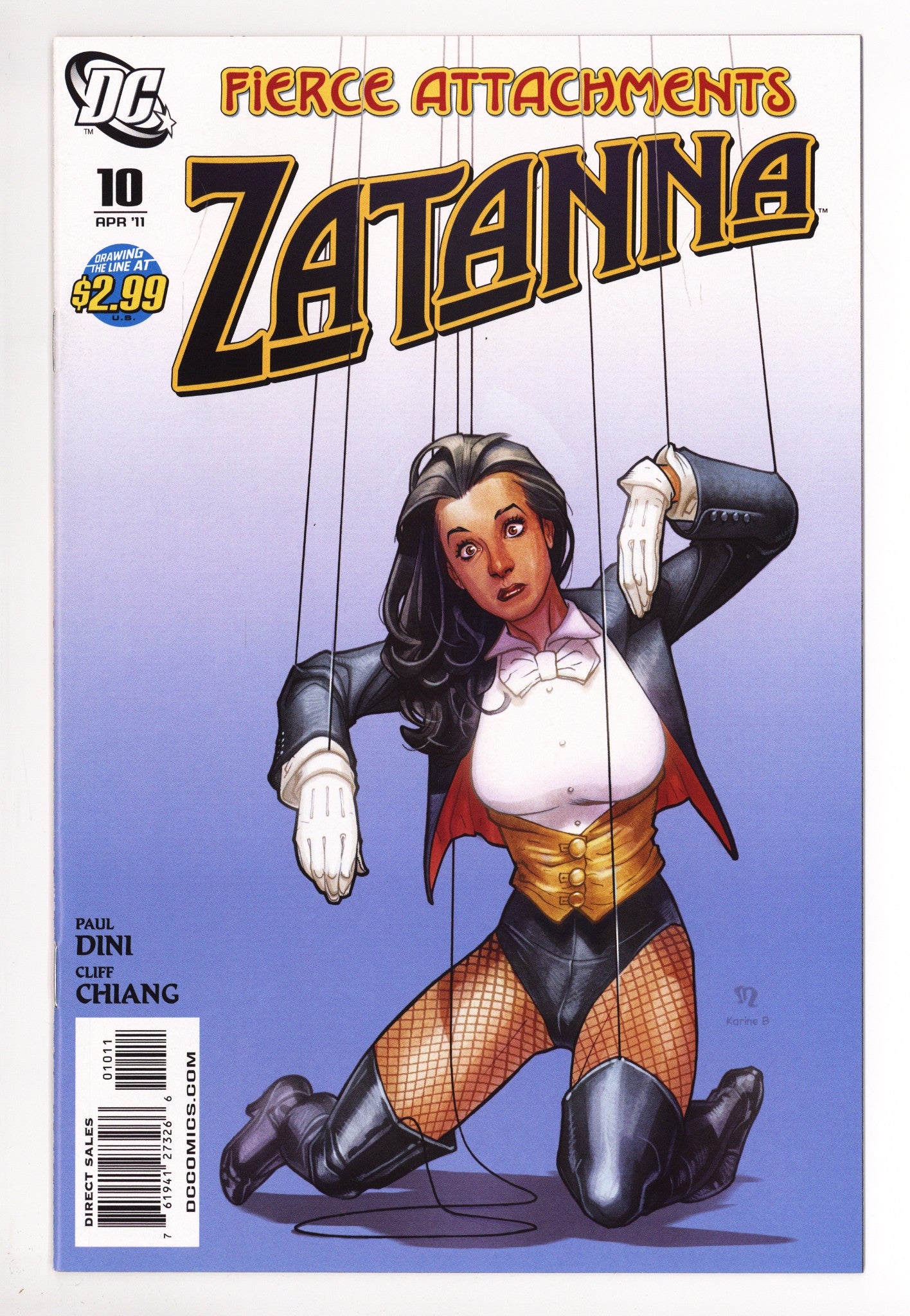 Zatanna Vol 2 10 VF/NM (9.0) (2011) 