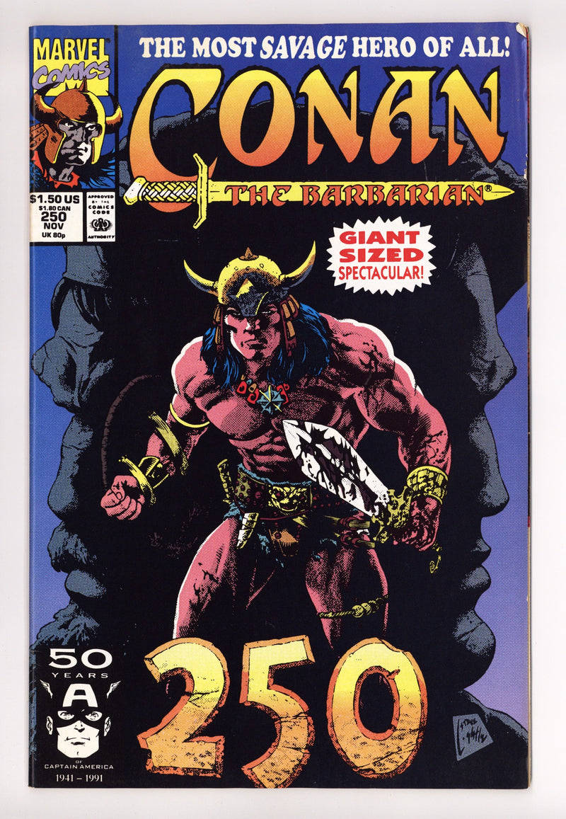 Conan the Barbarian Vol 1 250 Mid Grade (1991) 