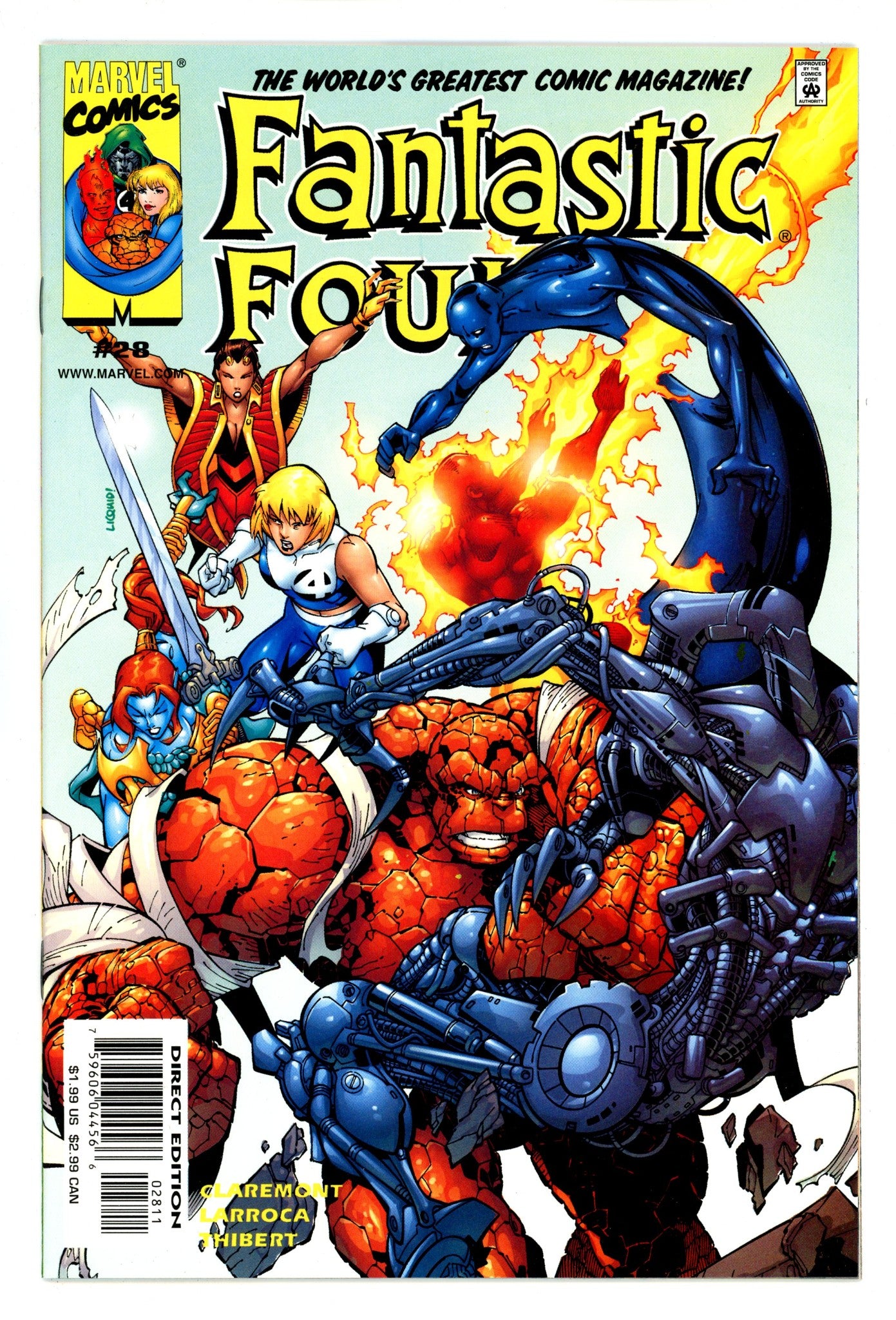 Fantastic Four Vol 3 28 High Grade (2000) 