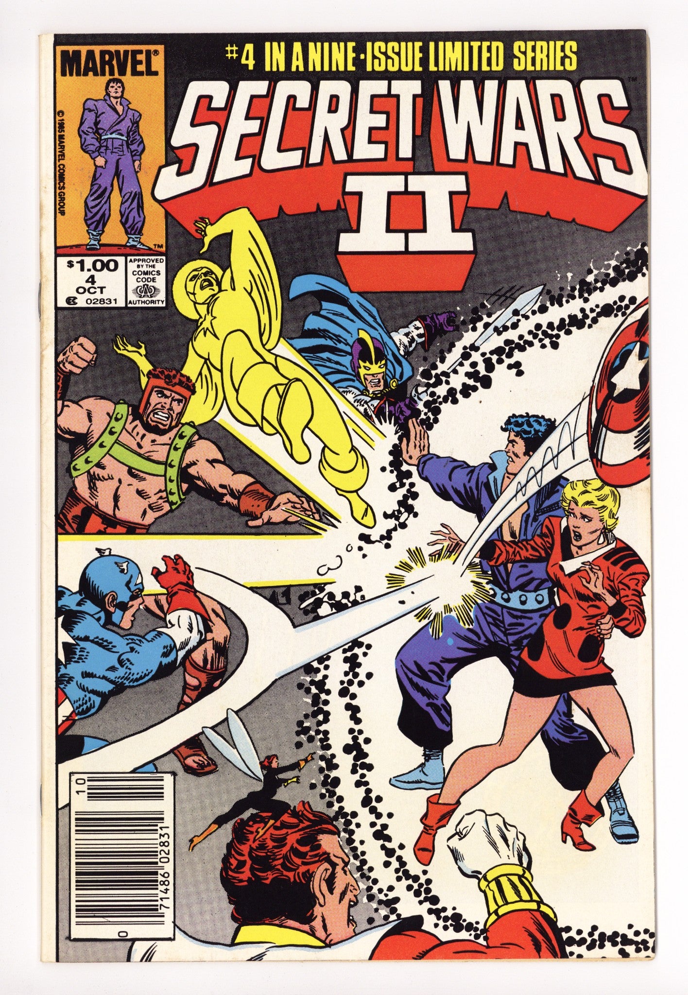 Secret Wars II 4 Mid Grade (1985) Canadian Price Variant 