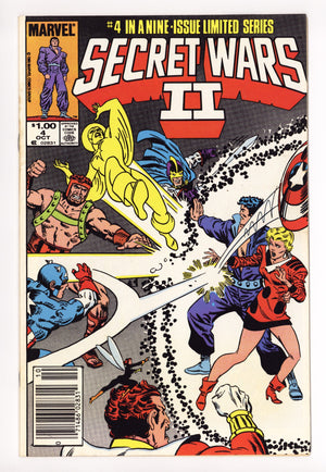 Secret Wars II 4 Mid Grade (1985) Canadian Price Variant