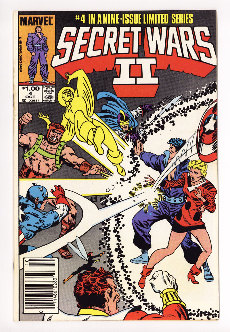 Secret Wars II 4 Mid Grade (1985) Canadian Price Variant 