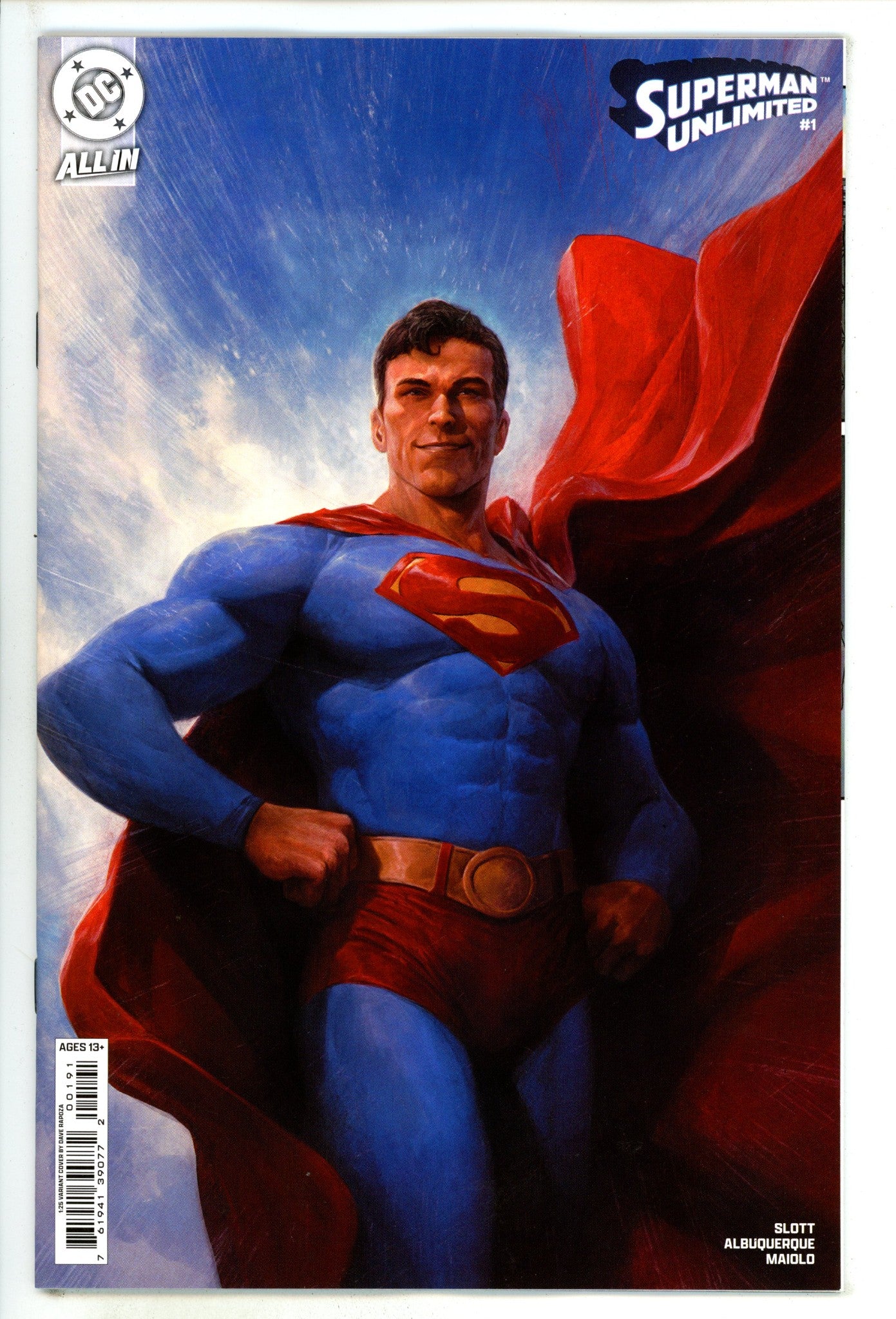 Superman Unlimited 1 Rapoza Incentive Variant NM- (2025)