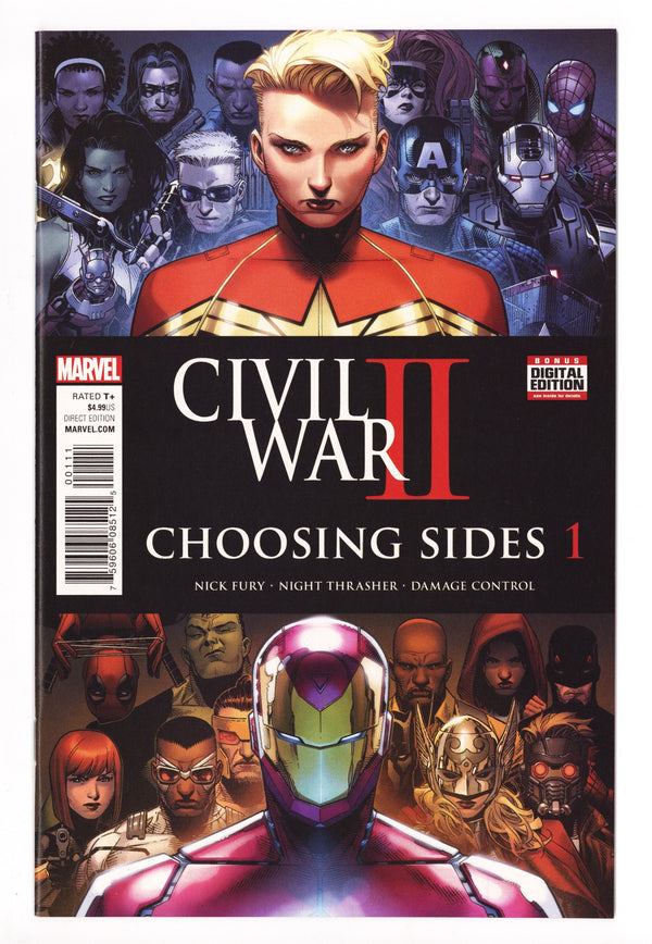 Civil War II: Choosing Sides 1 High Grade (2016)