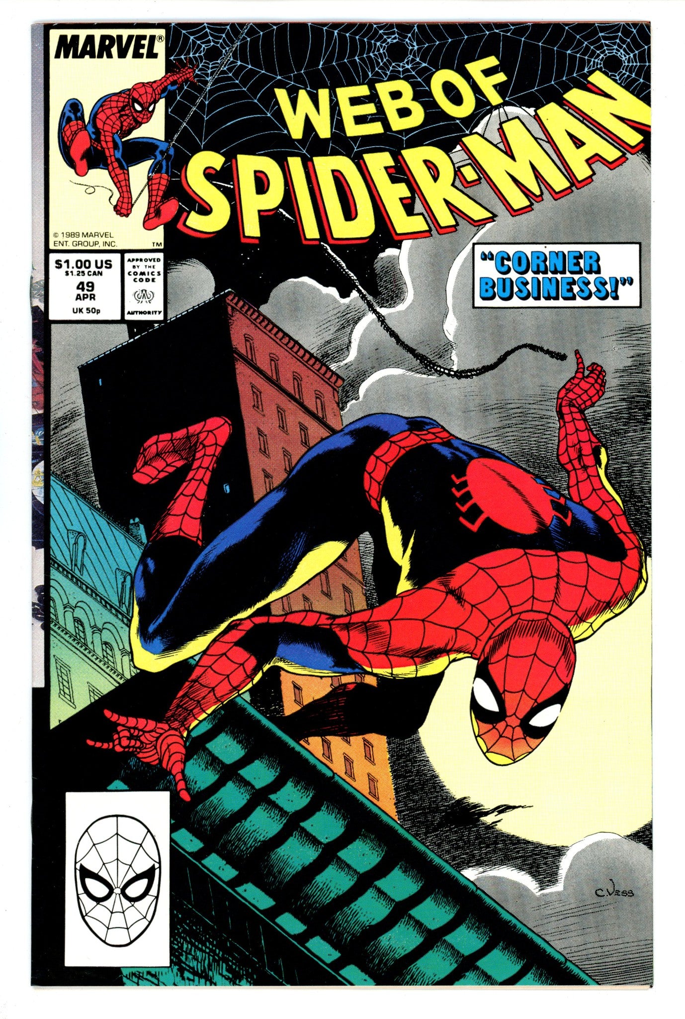 Web of Spider-Man Vol 1 49High Grade(1989)