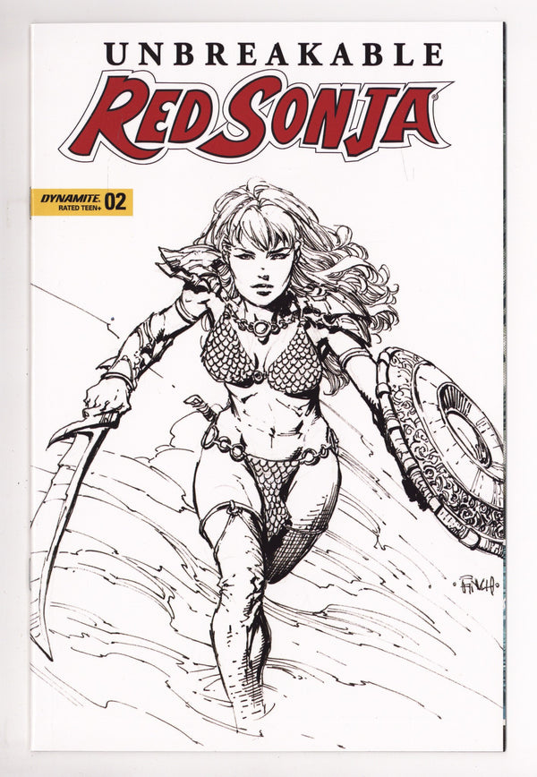 Unbreakable Red Sonja   2  High Grade   (2022) Finch     Variant