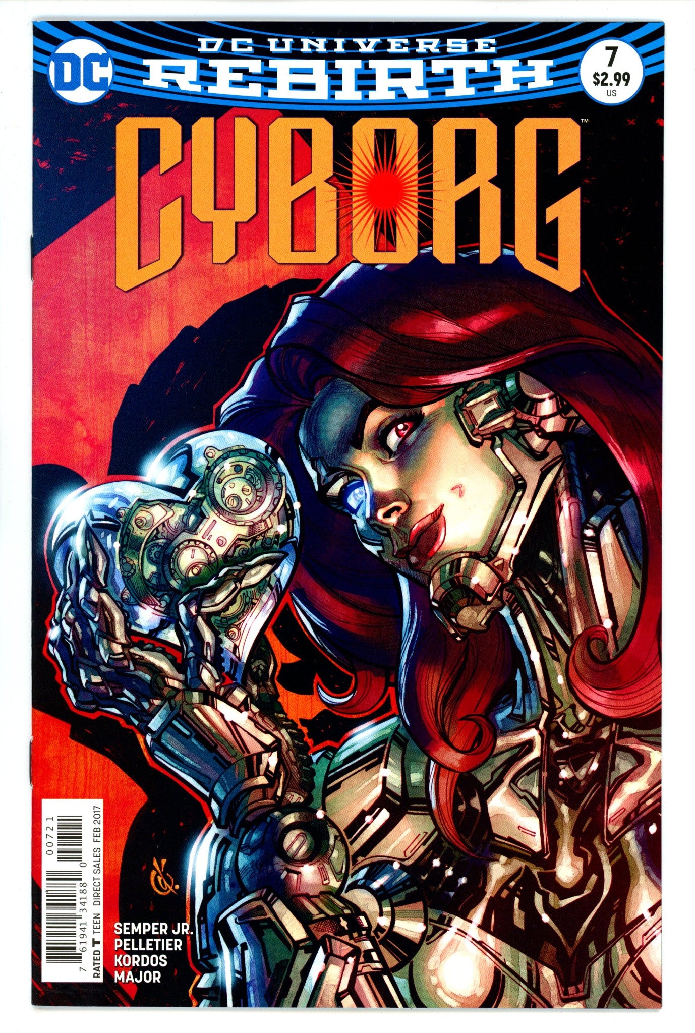 Cyborg Vol 2 7 High Grade (2017) D'Anda Variant 