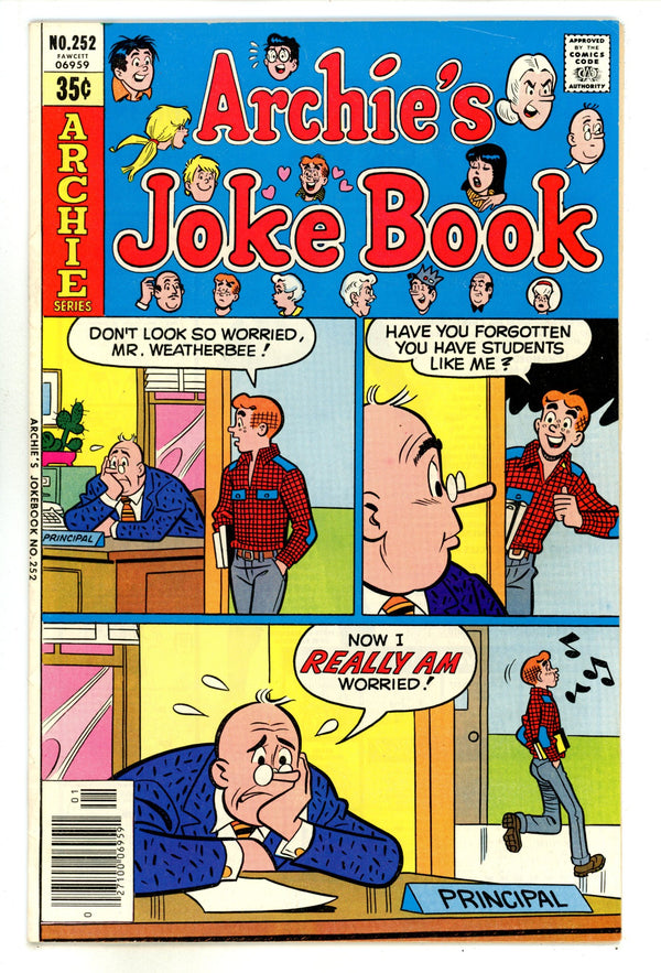 Archie's Joke Book Magazine 252 Low Grade (1979)