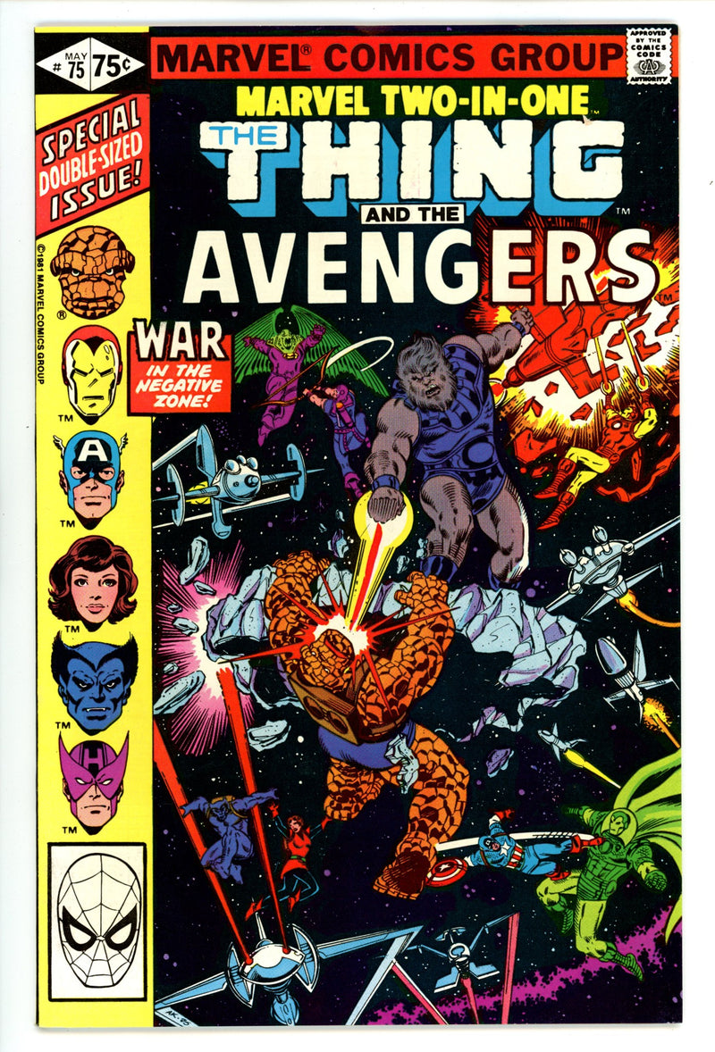 Marvel Two-in-One Vol 1 75 Mid Grade (1981) 