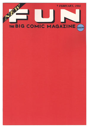 New Fun Comics 1 Blank Variant (2025)